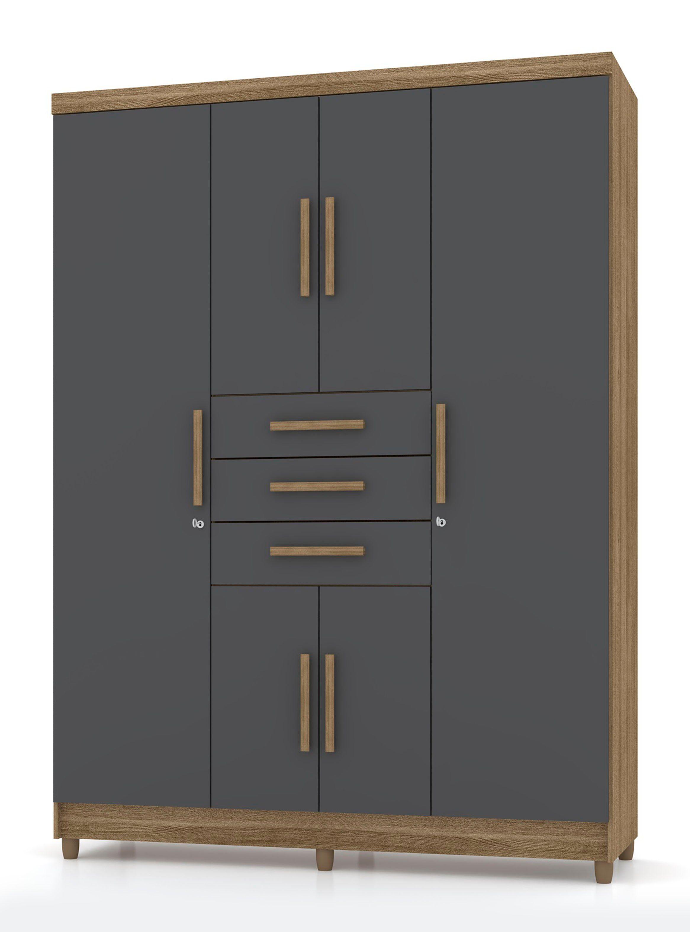 Clóset Taurus 6 Puertas 2 Cajones-0