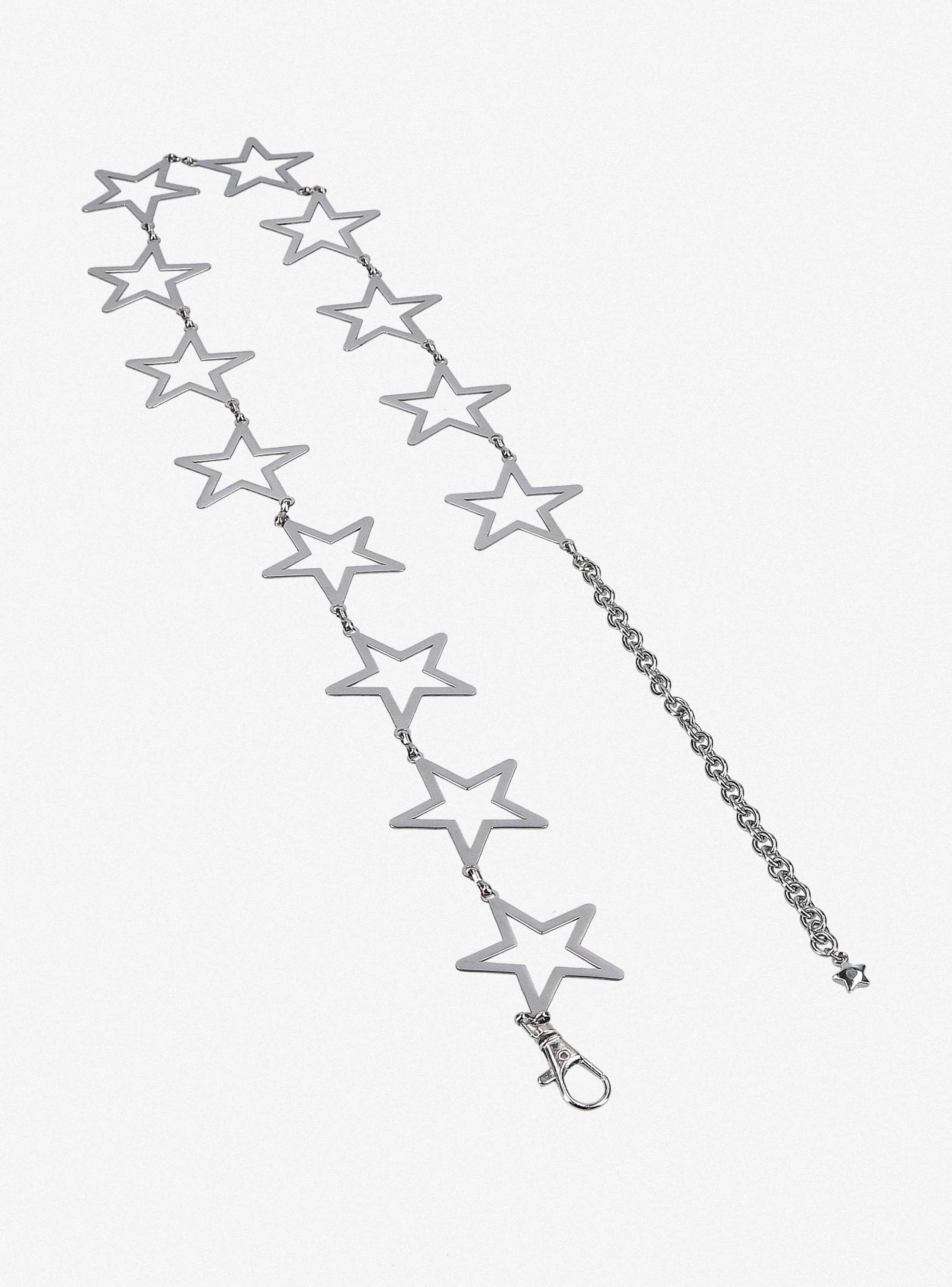 Cinturón Estrellas Cadena Metálica-2