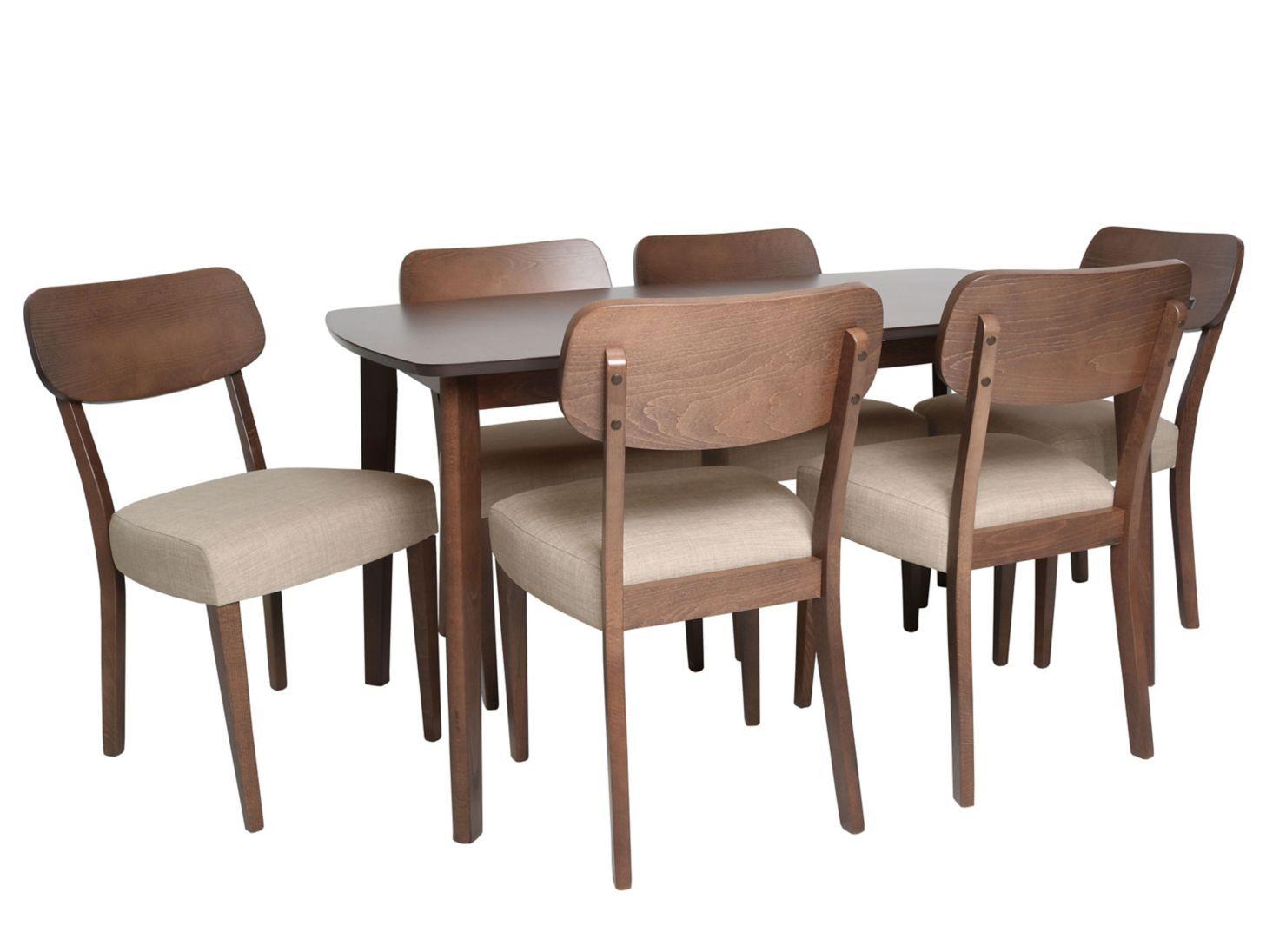 Juego Attimo de Comedor Extensible Adam + 6 Sillas Attimo-1