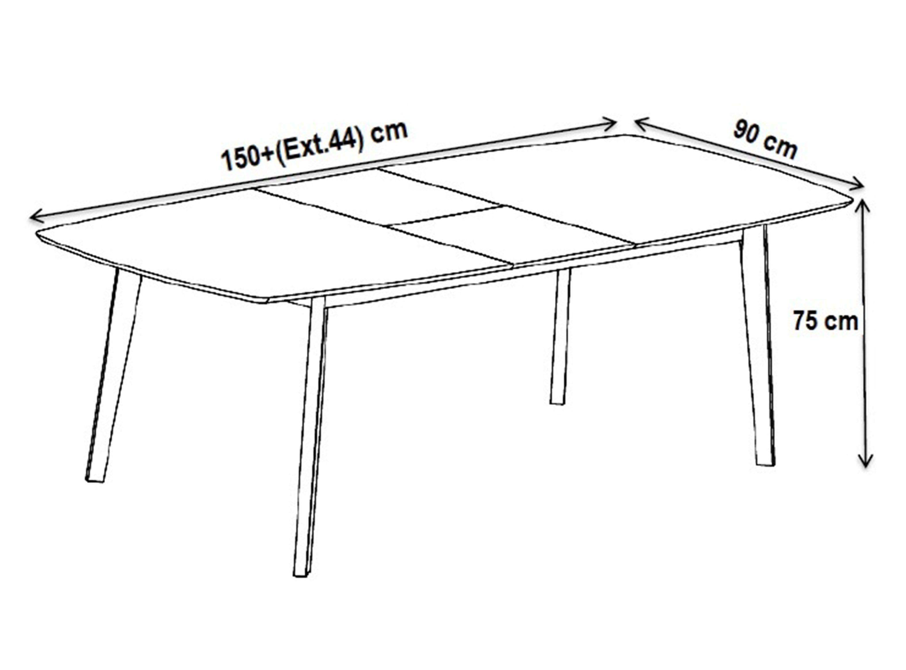 Juego Attimo de Comedor Extensible Adam + 6 Sillas Attimo-2