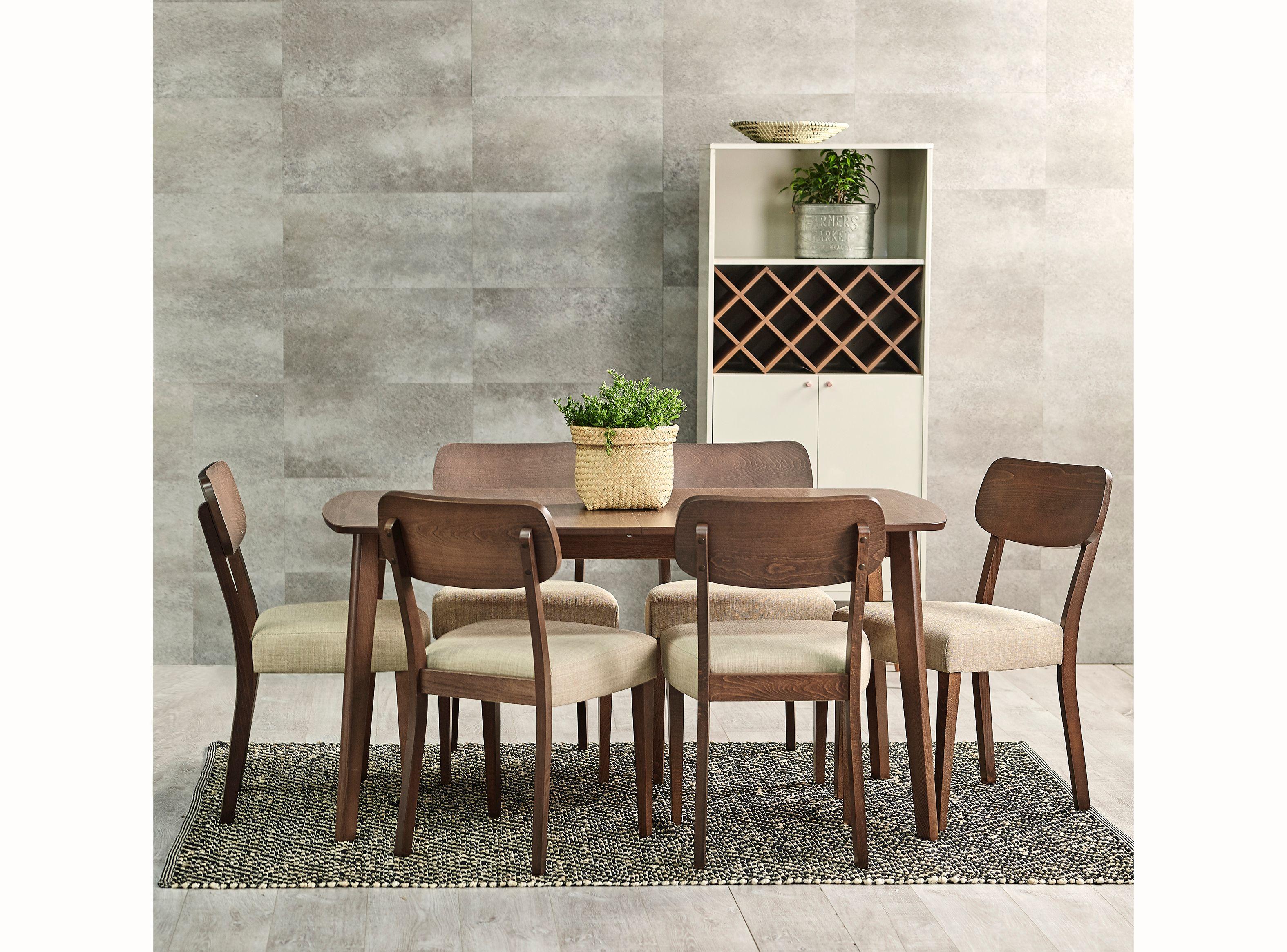 Juego Attimo de Comedor Extensible Adam + 6 Sillas Attimo-7