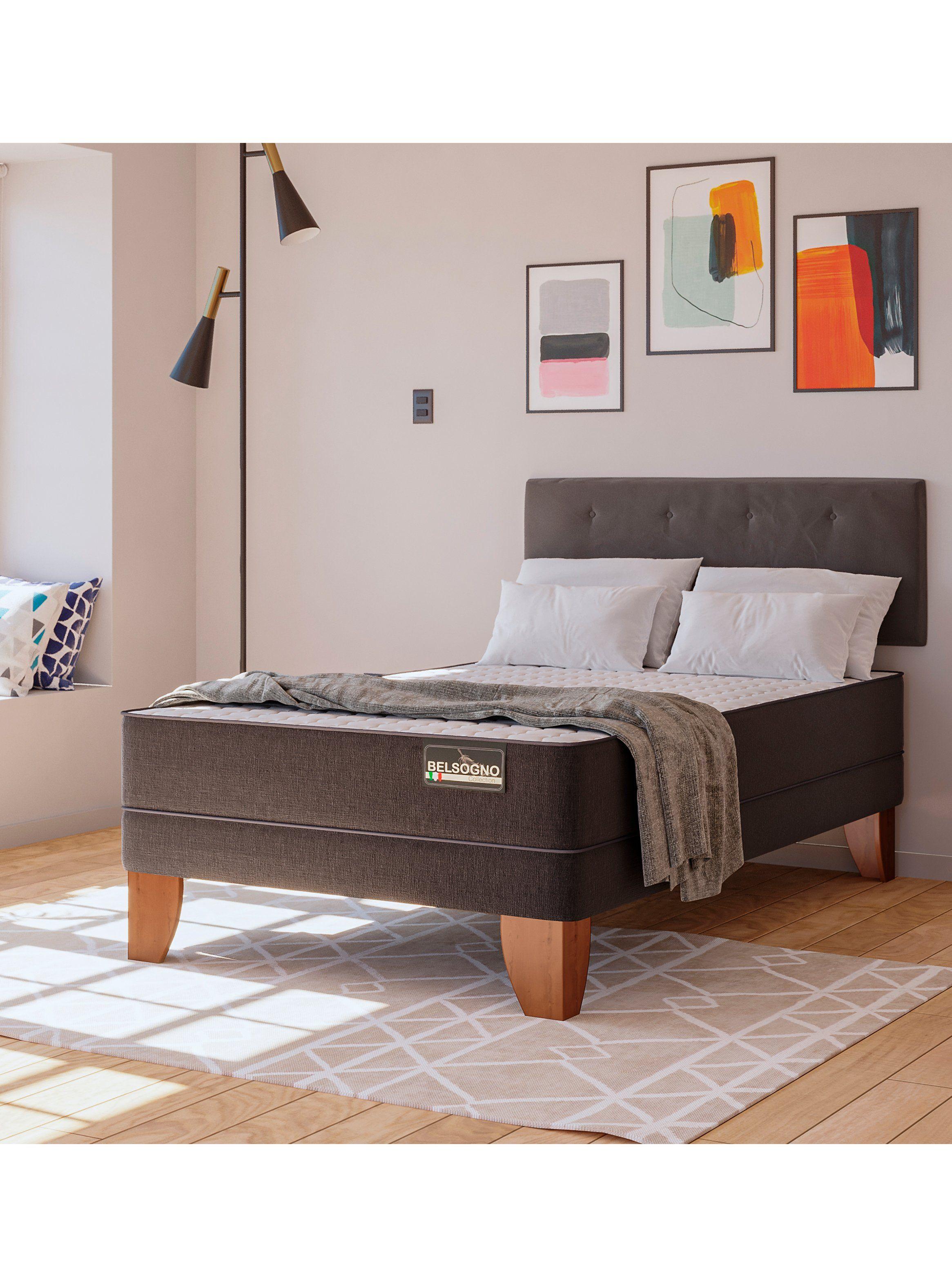 Colchón Belsogno Plus 1.5 Plazas Black-3