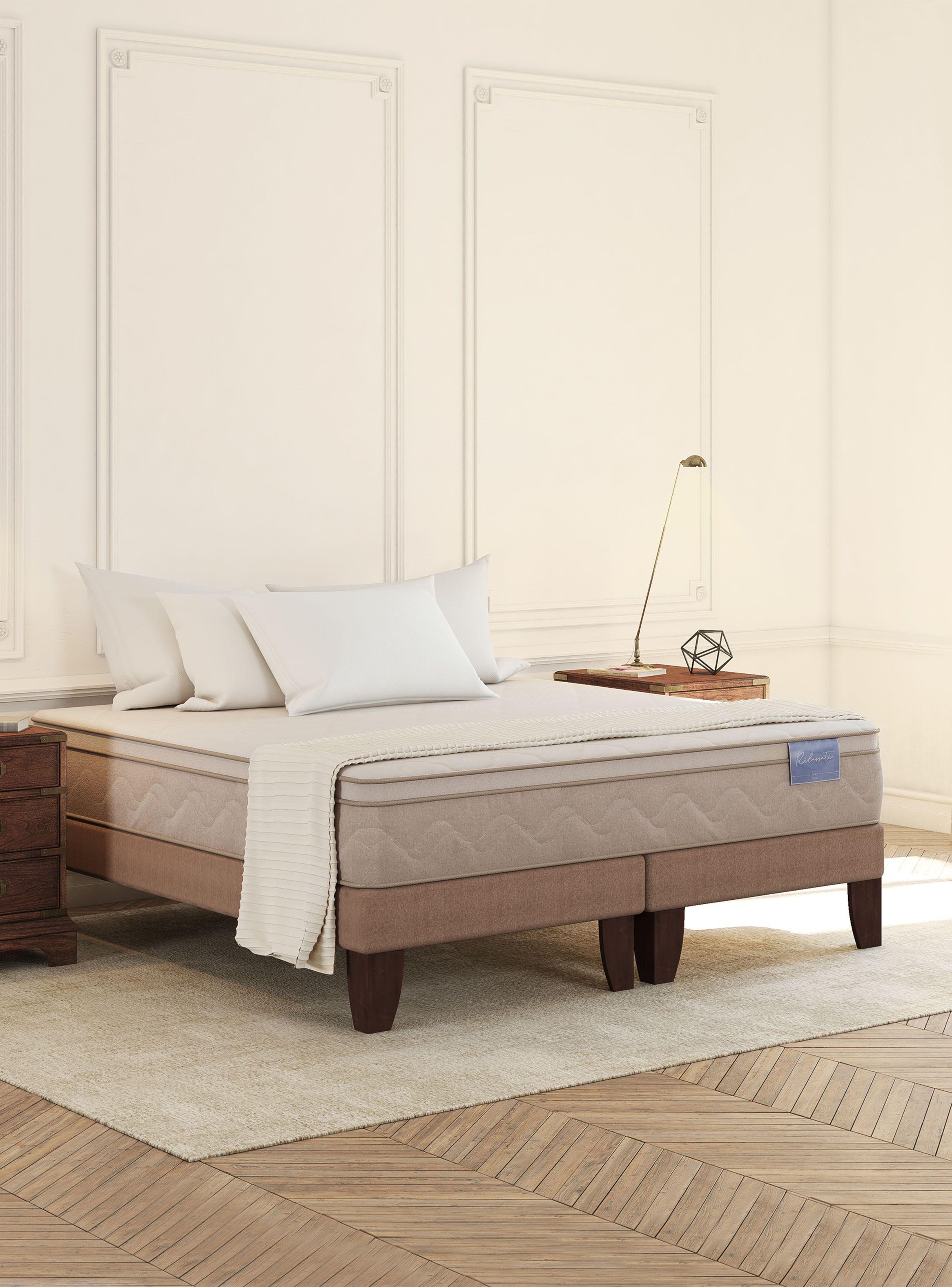 Cama Europea Rilassati King + Respaldo Ebro-5