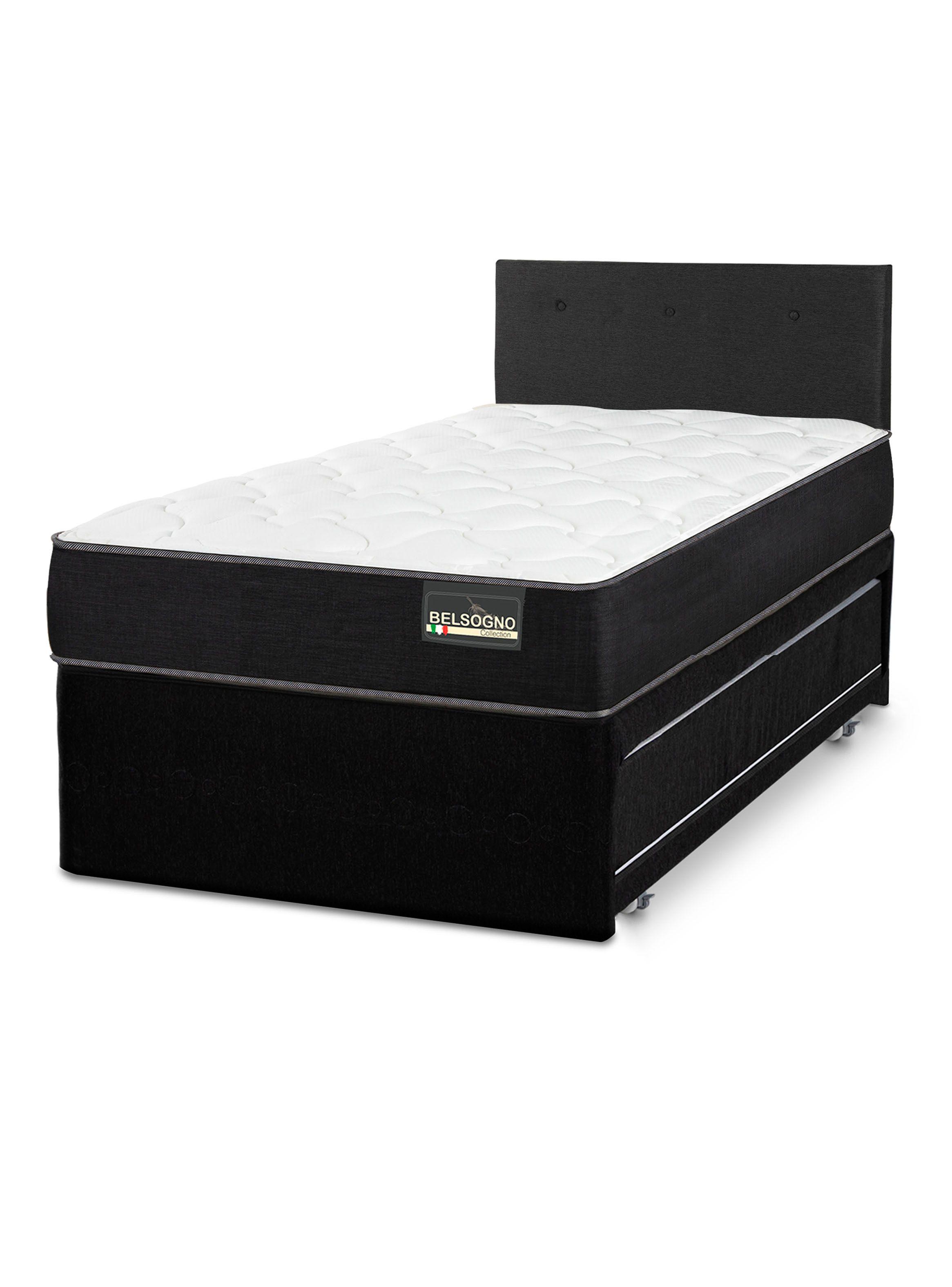Diván Belsogno One 1 Plazas + Respaldo Black-2