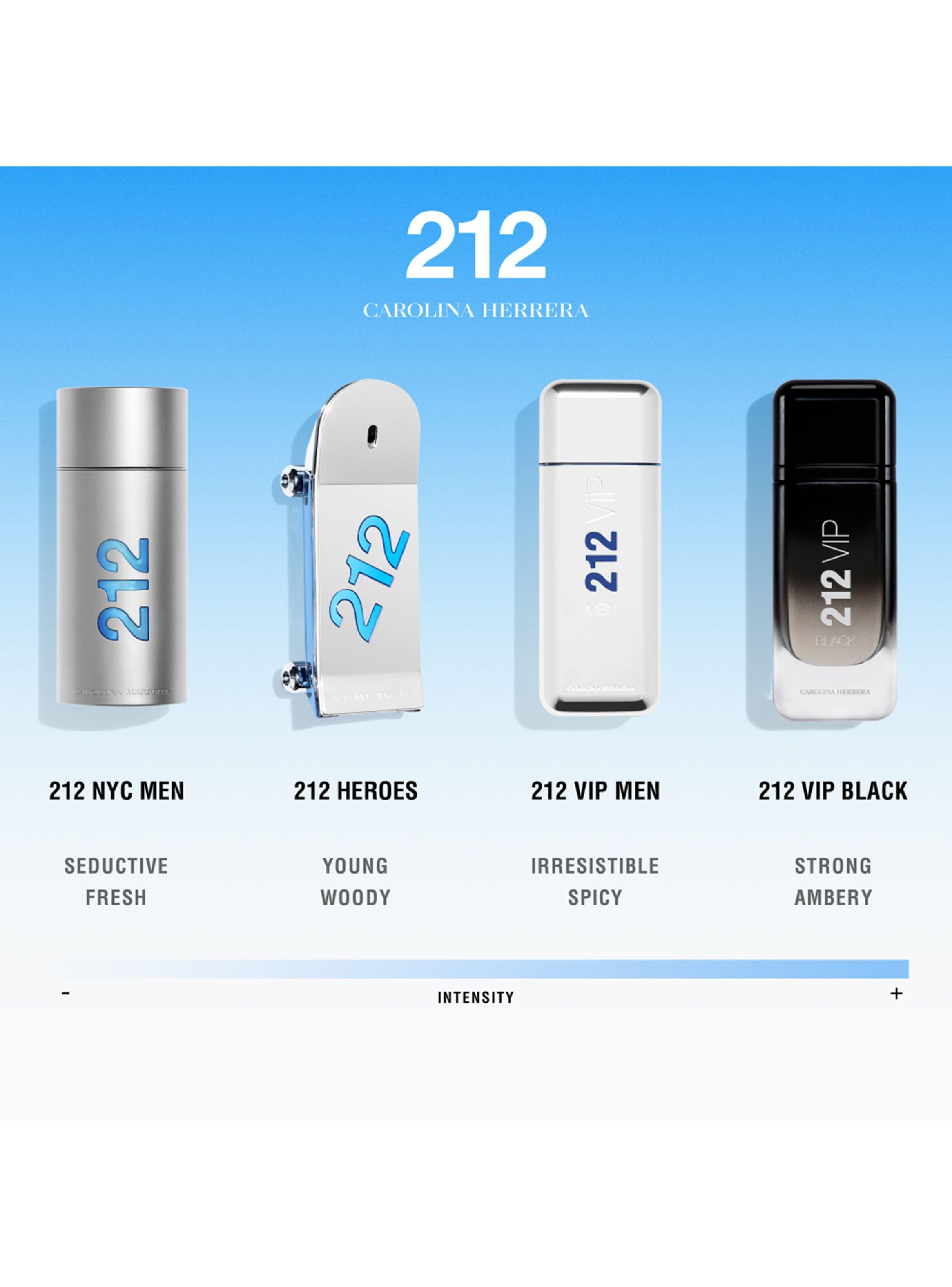 Set Perfume 212 Vip Men Black EDP Hombre 100 ml + 10 ml + Shower Gel 100 ml Carolina Herrera-2