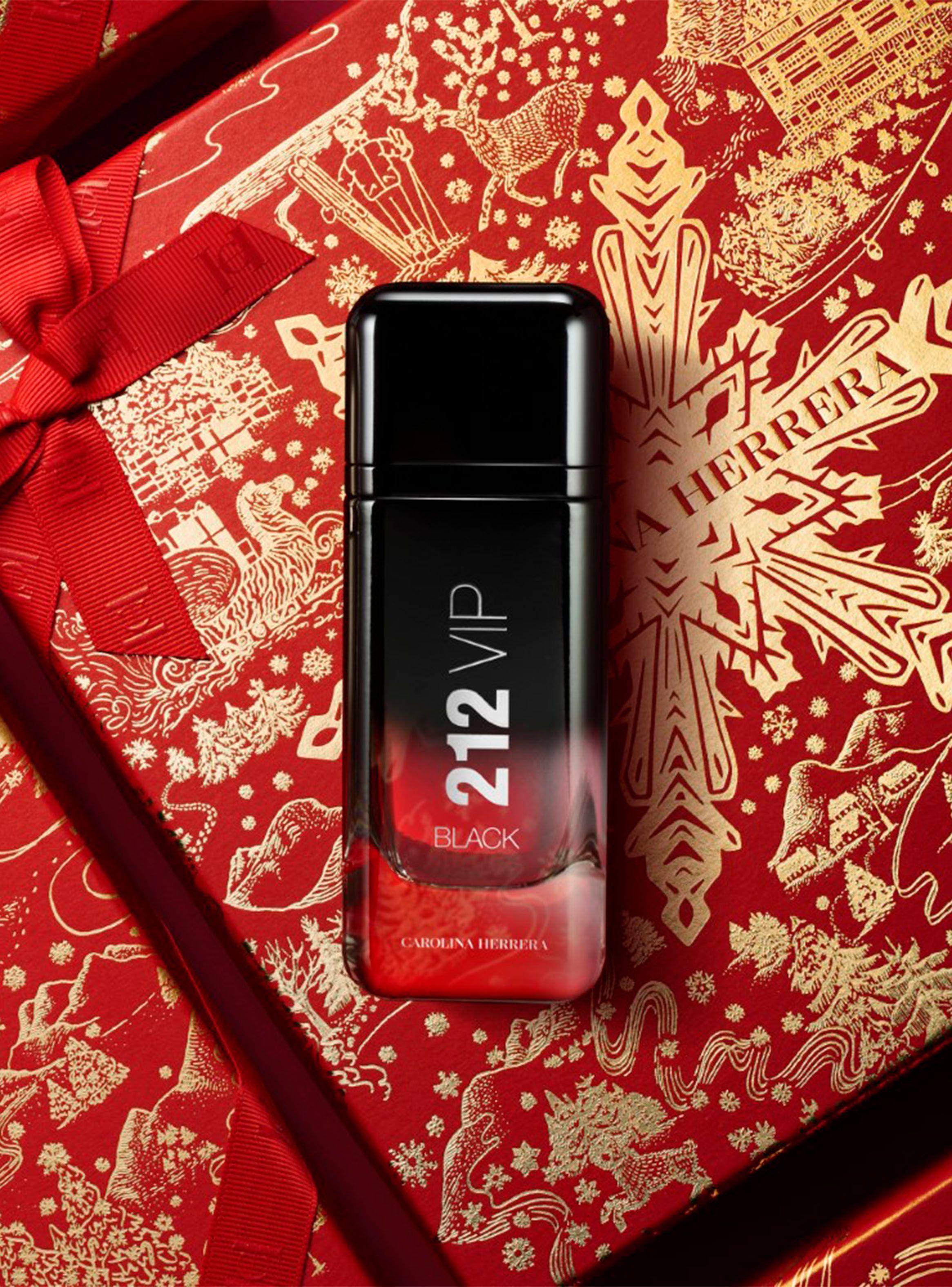 Set Perfume 212 Vip Men Black EDP Hombre 100 ml + 10 ml + Shower Gel 100 ml Carolina Herrera-3
