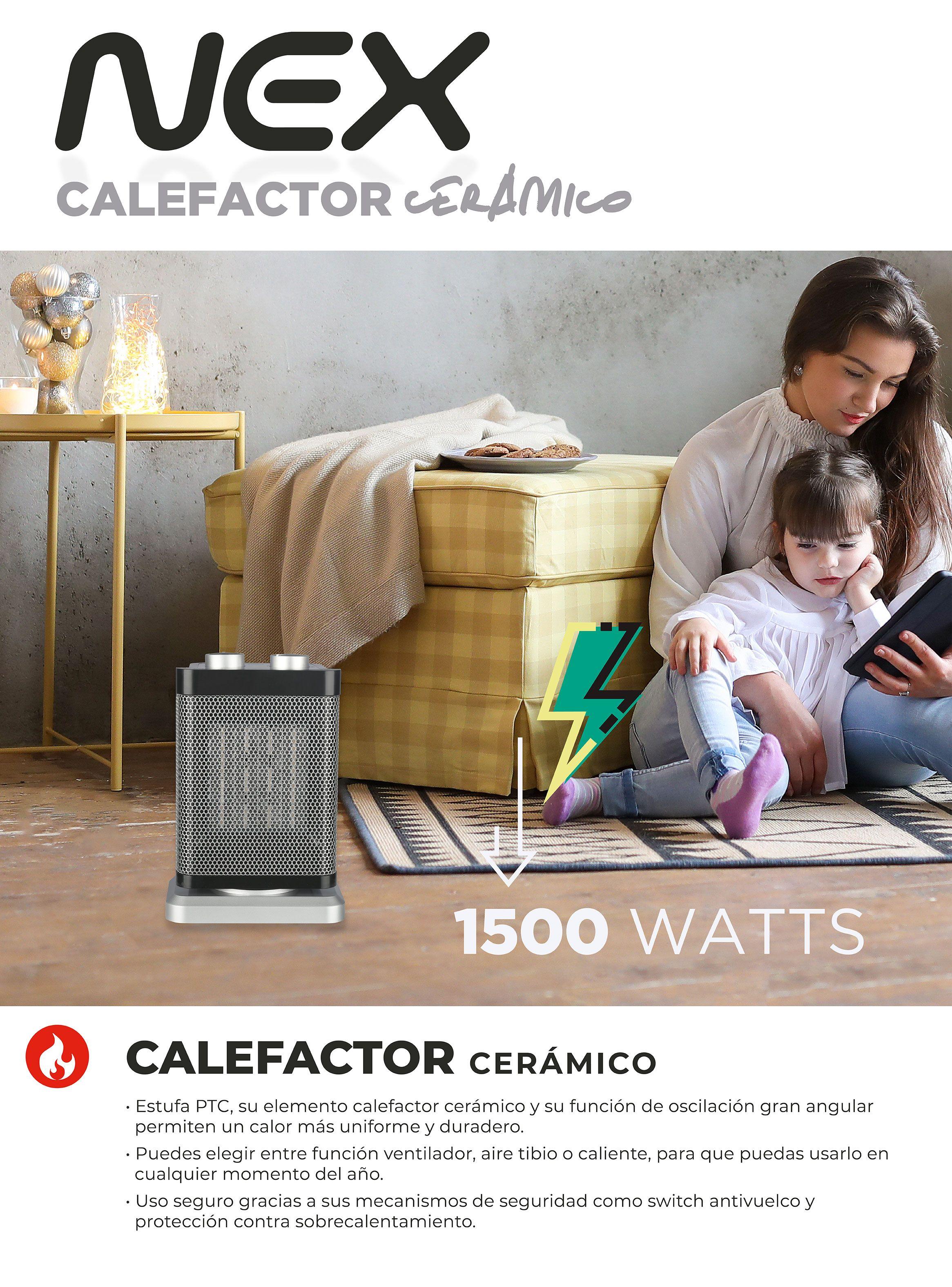 Calefactor Cerámico 1500W HFH6525-3