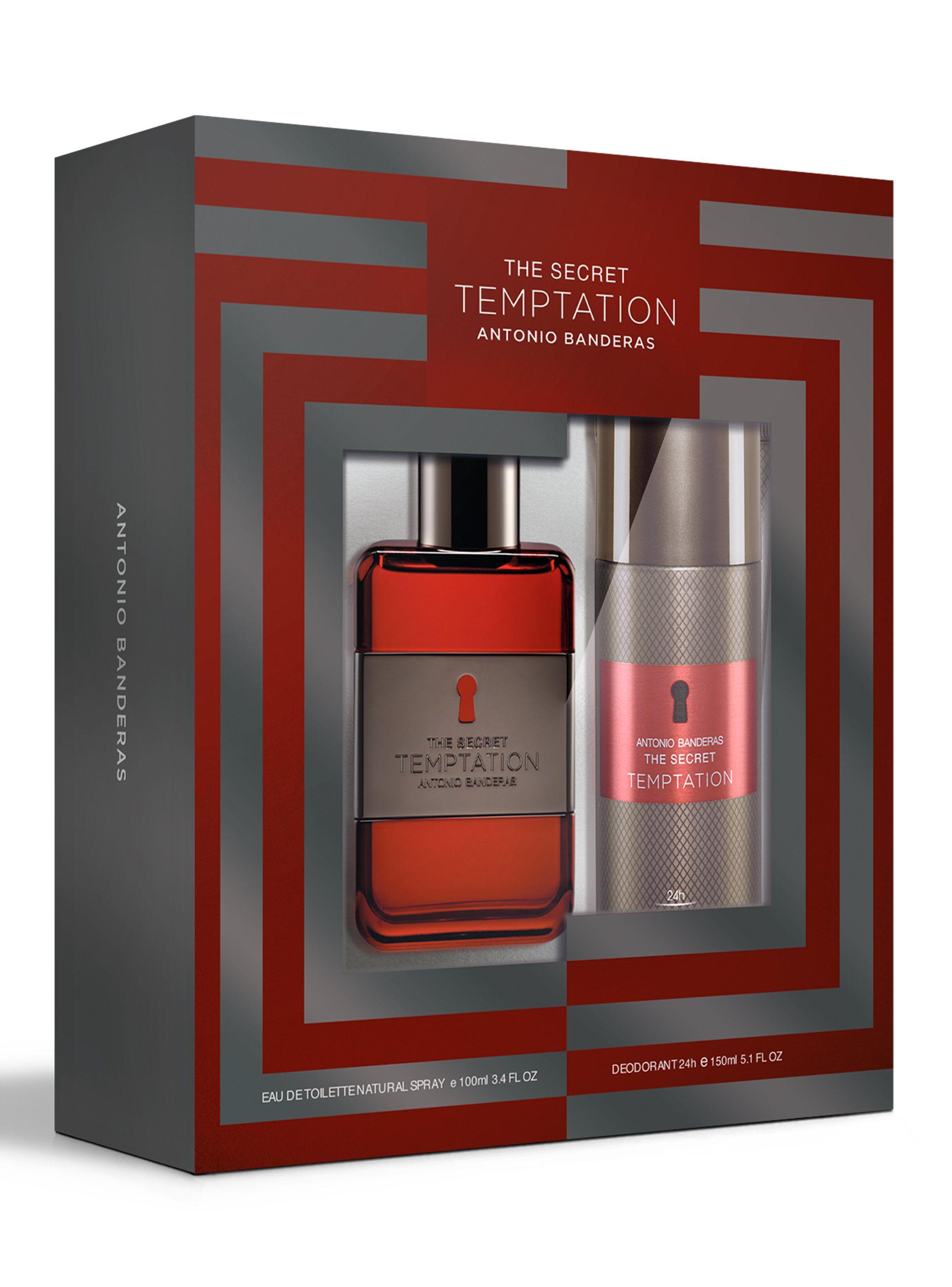 Perfume The Secret Temptation EDT Hombre 100 ml + Desodorante 150 ml-0