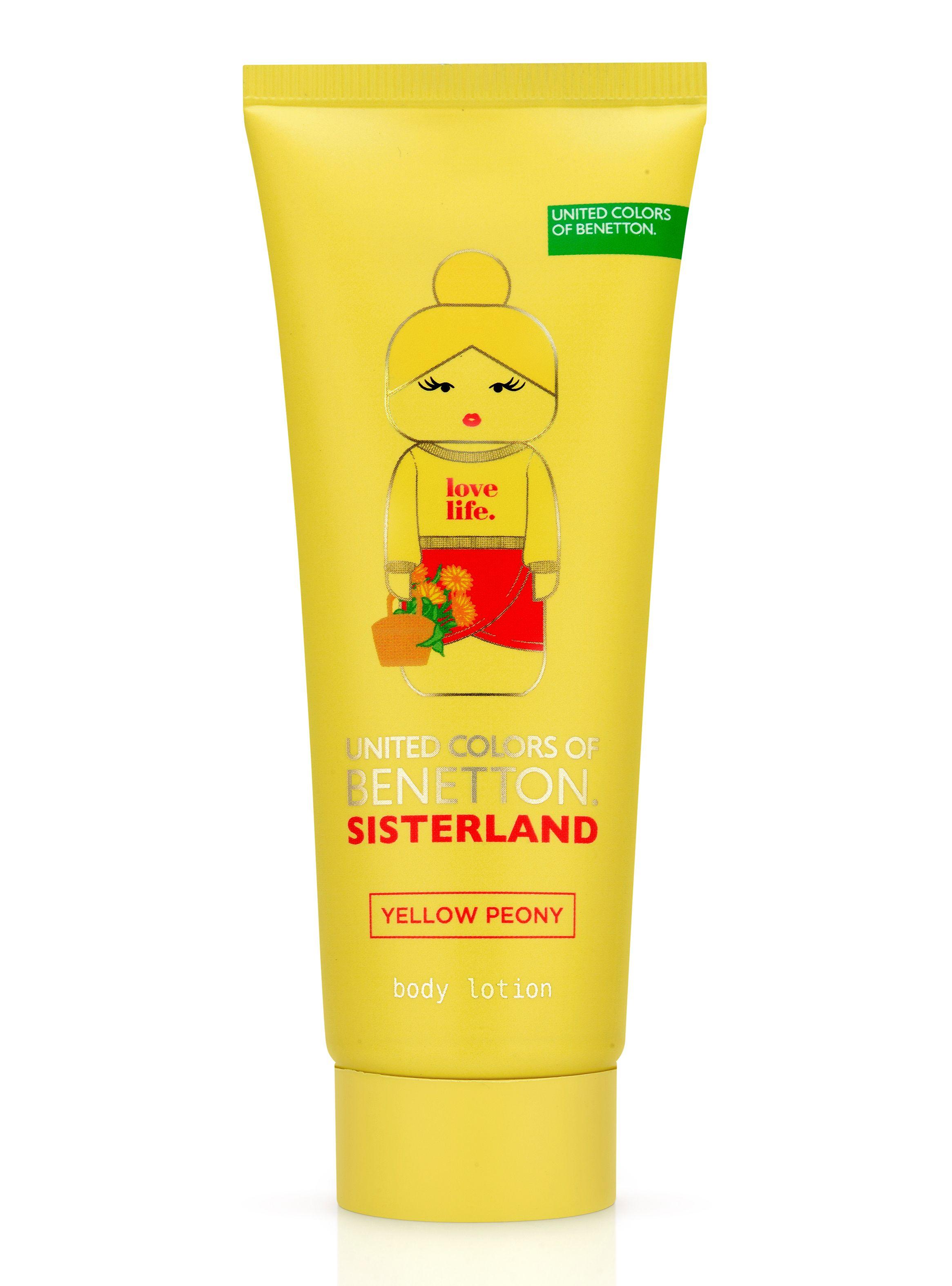 Set Perfume Sisterland Yellow Peony EDT Mujer 80 ml + Loción Corporal 75 ml Benetton-3