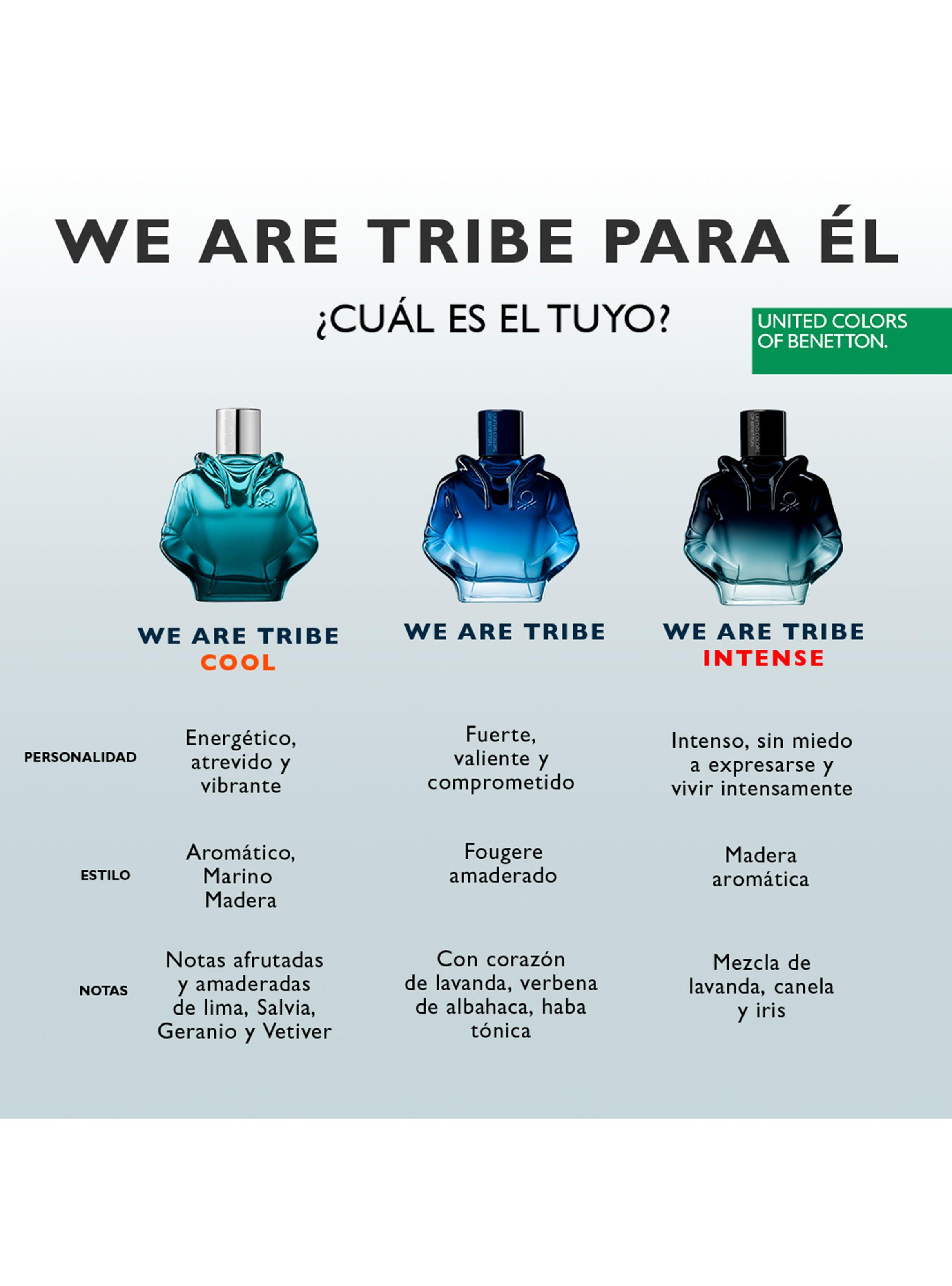 Set Perfume We Are Tribe Cool EDT Hombre 90ml + Desodorante 150ml Benetton-4