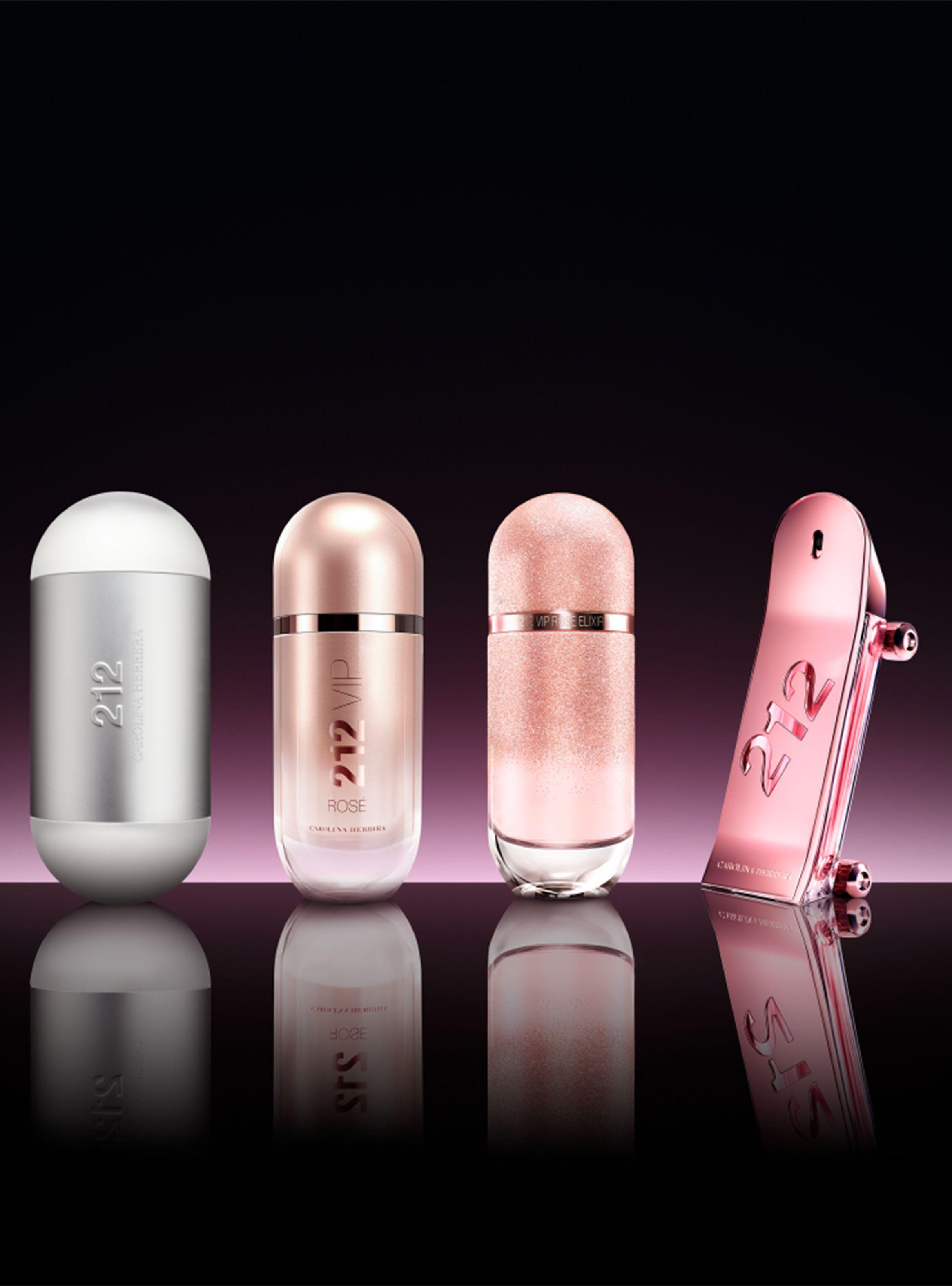 Set Perfume 212 Vip Rose Elixir EDP Mujer 80 ml + 10 ml + Body Lotion 100 ml Carolina Herrera-3