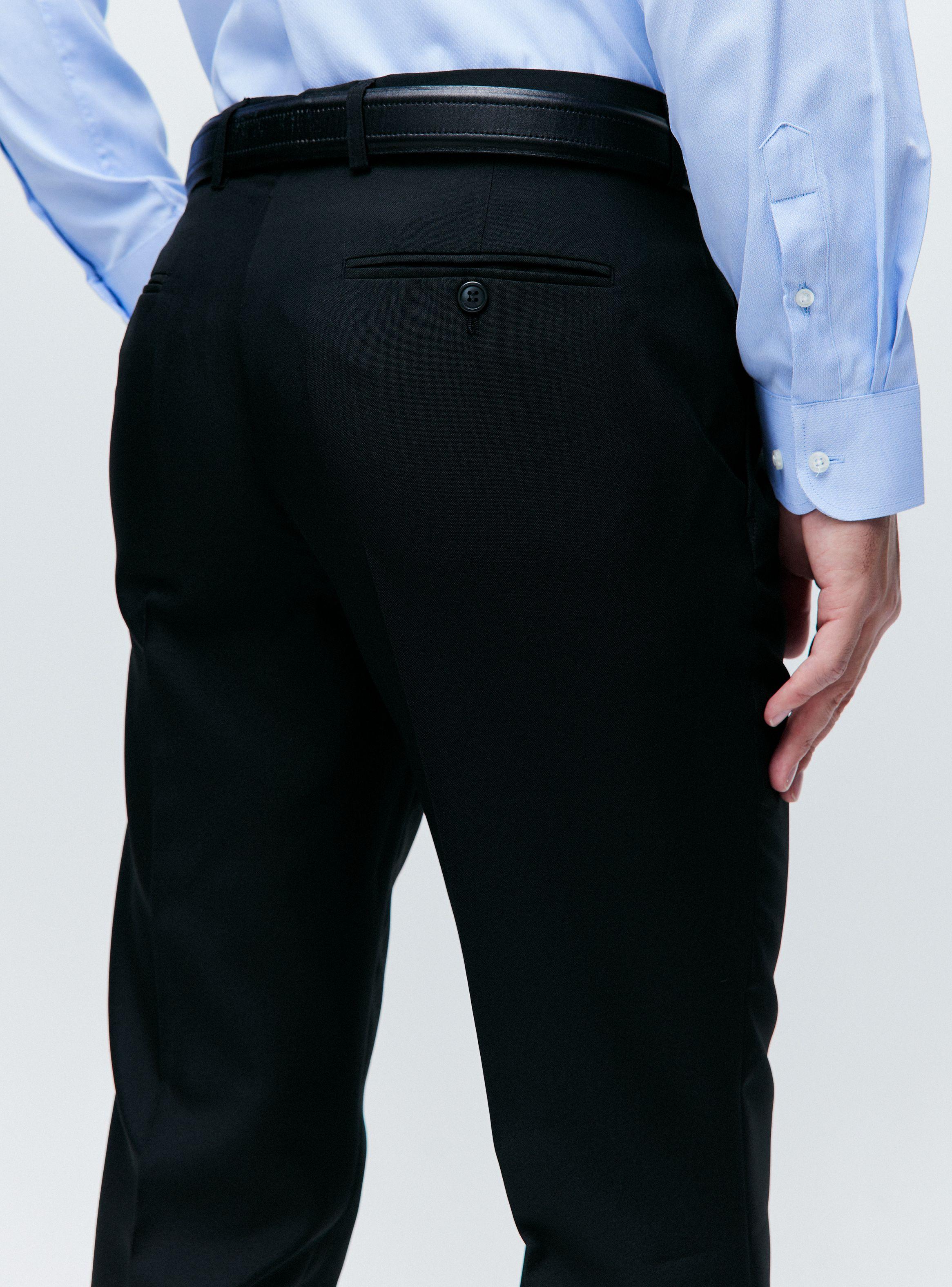 Pantalón Vestir Slim Fit Oxford-3