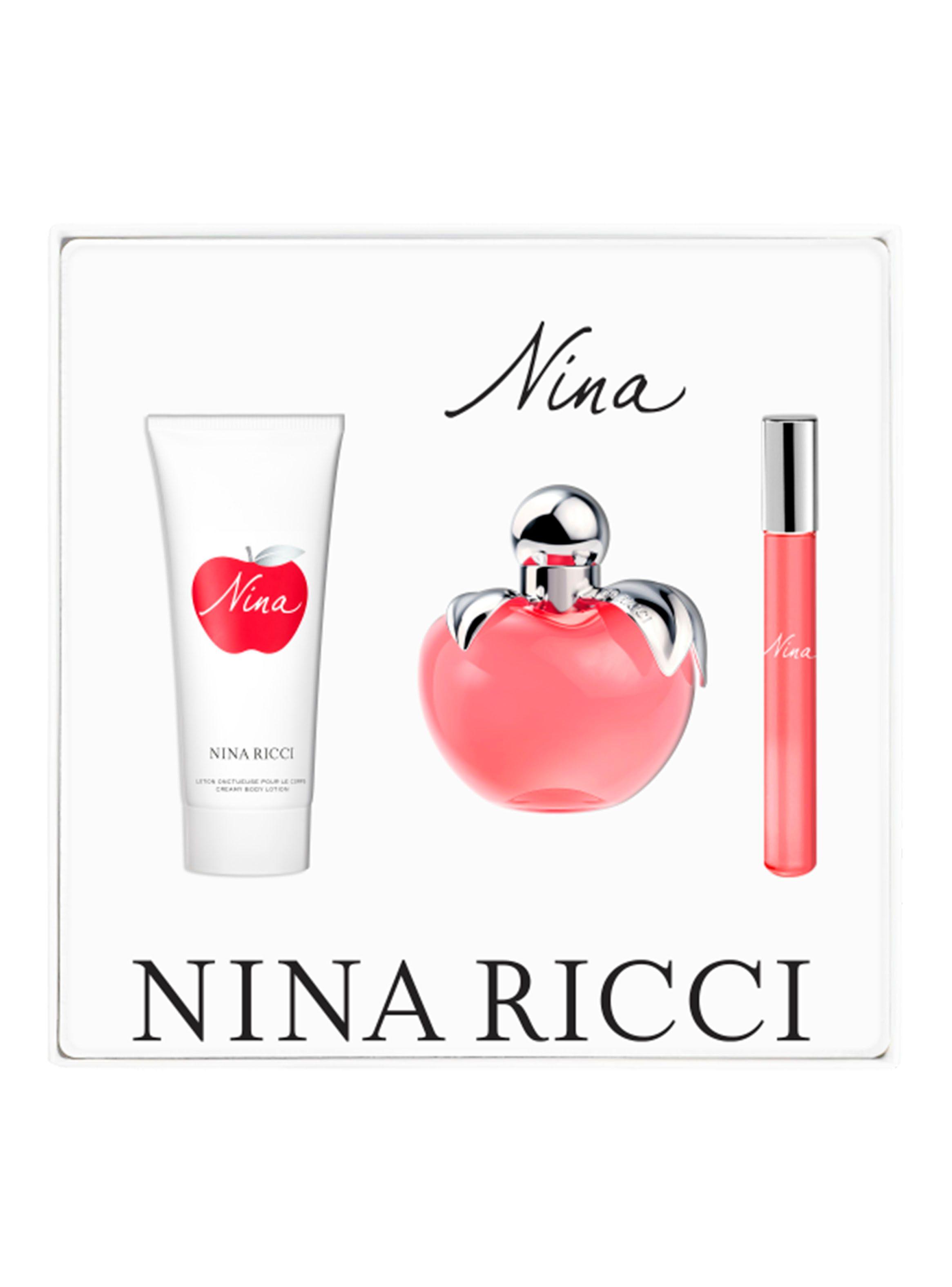 Set Perfume Nina Ricci Nina EDT 80 ml + 10 ml + Body Lotion 75 ml-2