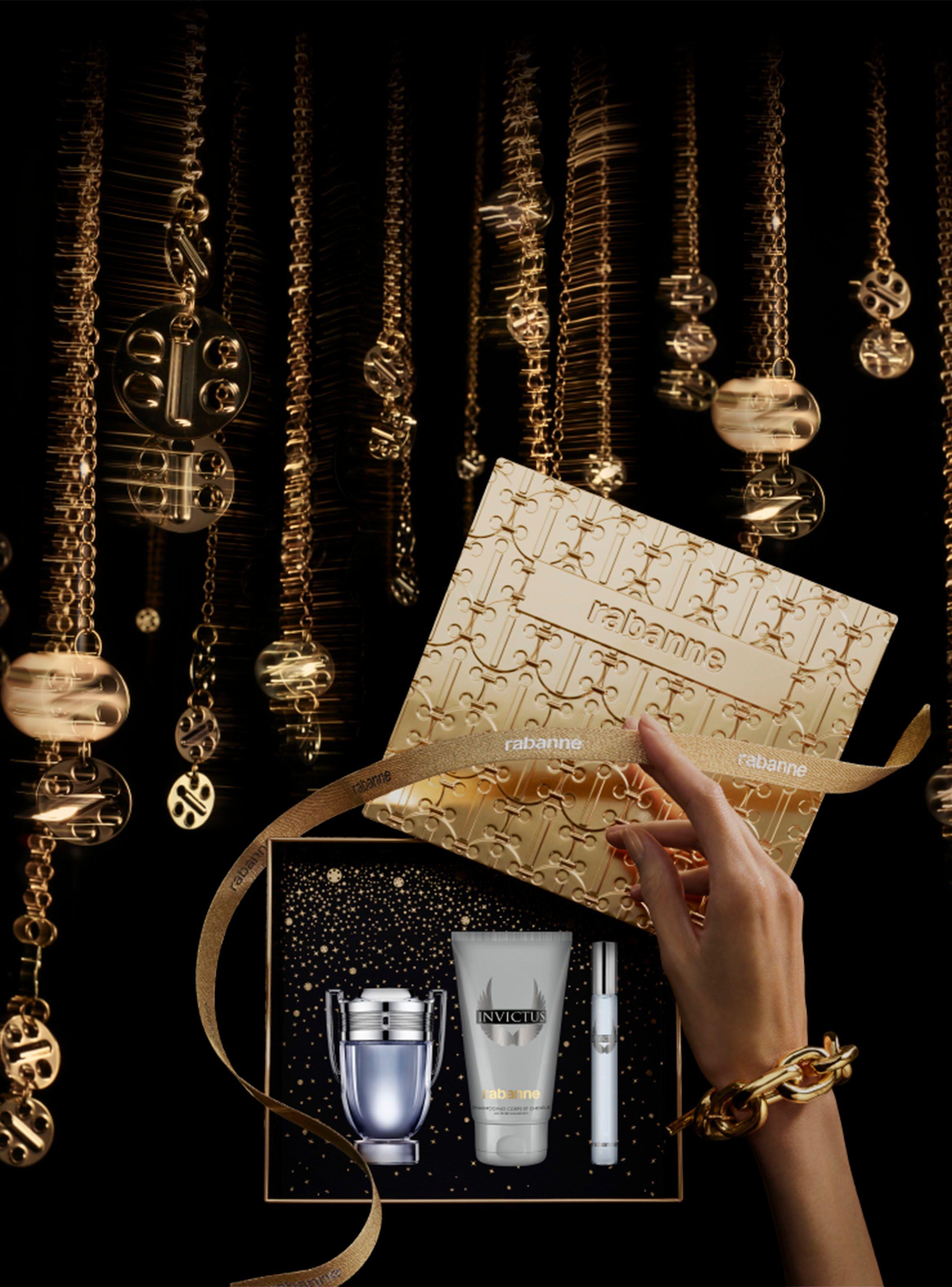 Set Perfume Invictus EDT Hombre 50 ml + 10 ml + Shower Gel 100 ml Rabanne-3