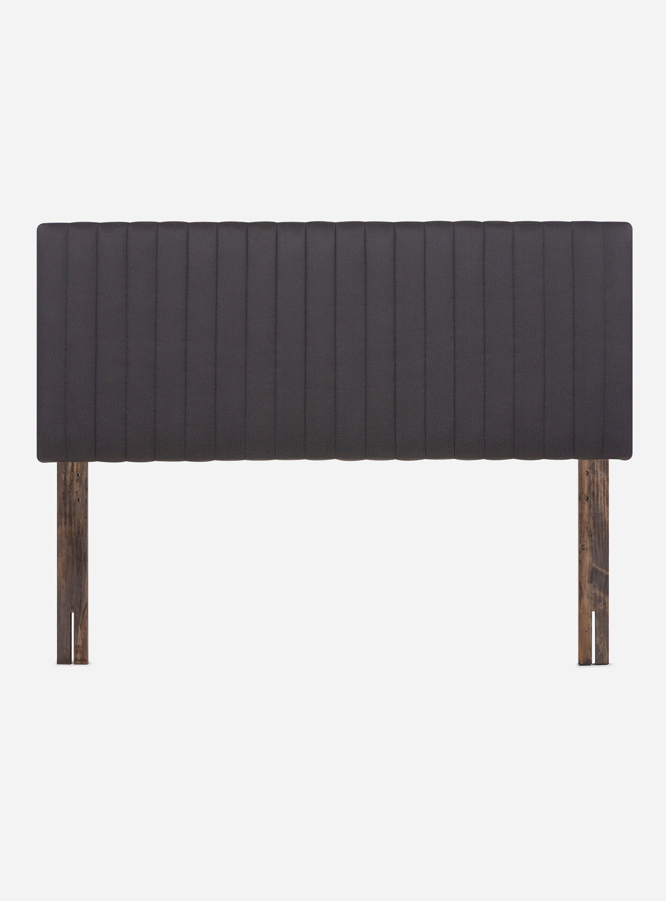 Cama Europea Ergo T New 2 Plazas Base Dividida + Respaldo Lucio Grafito-2