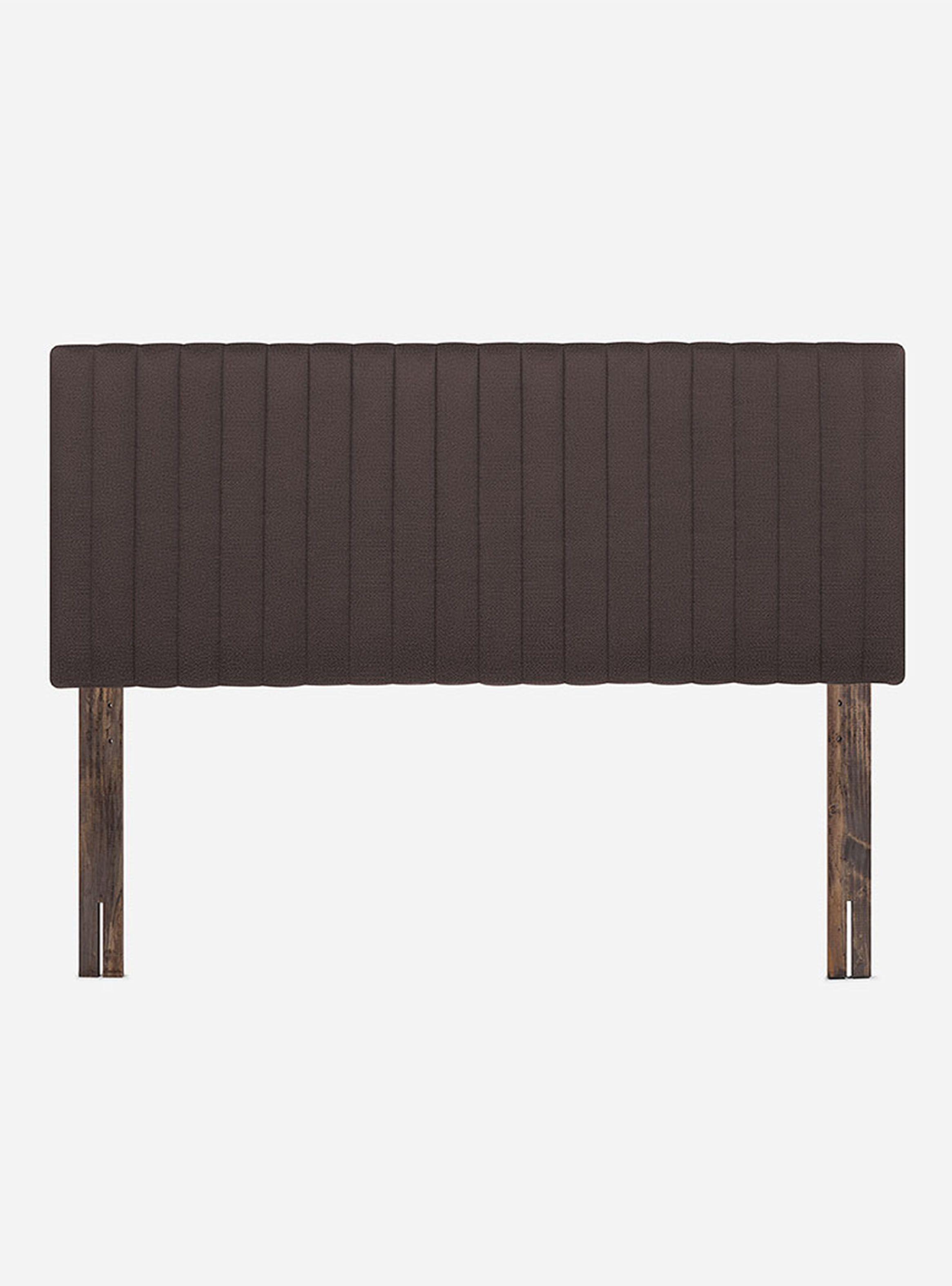 Cama Europea New Style 4 Plus Base Dividida 2 Plazas + Respaldo Lucio Chocolate-2