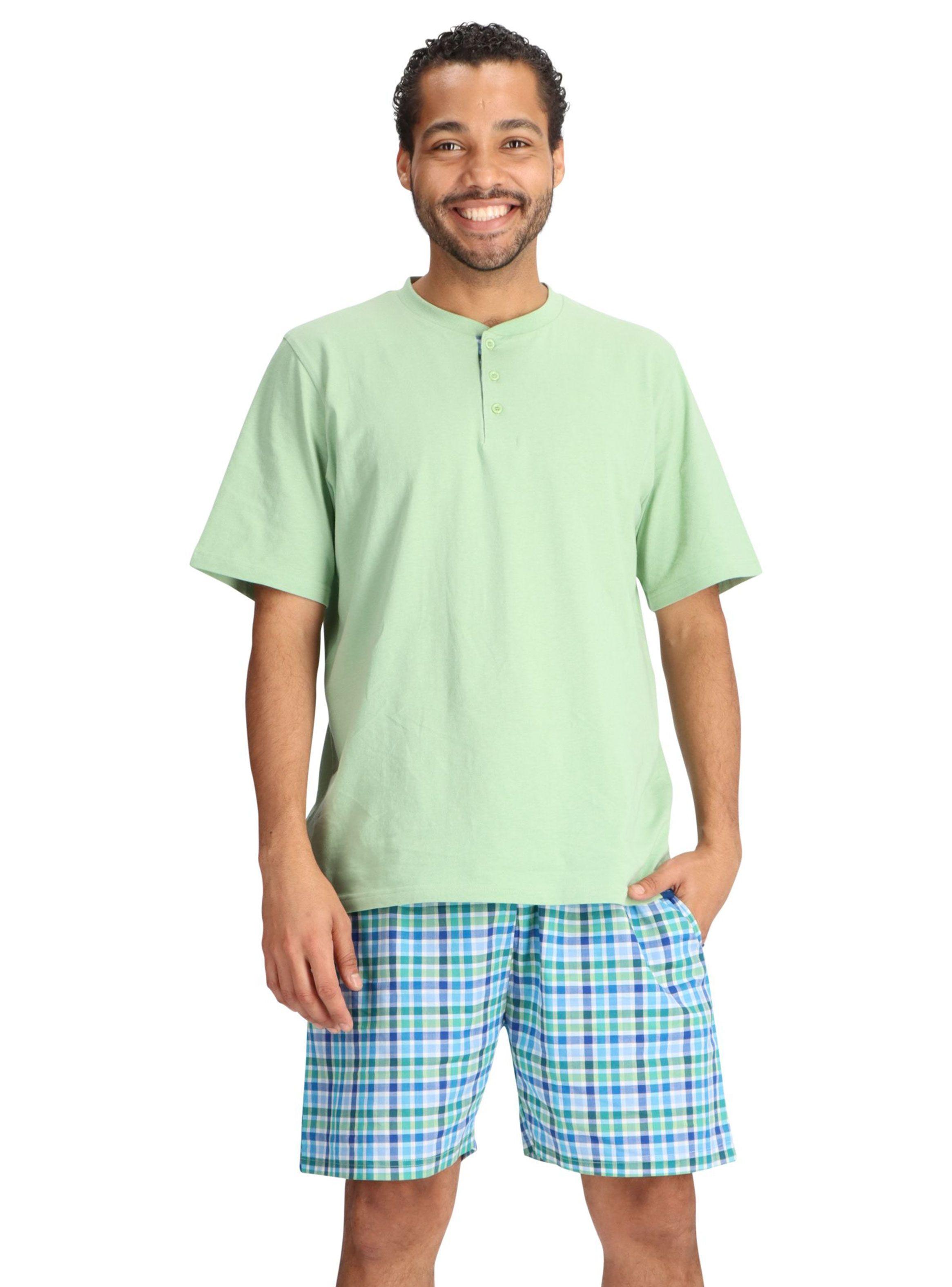 Pijama Corto Algodón de Mota