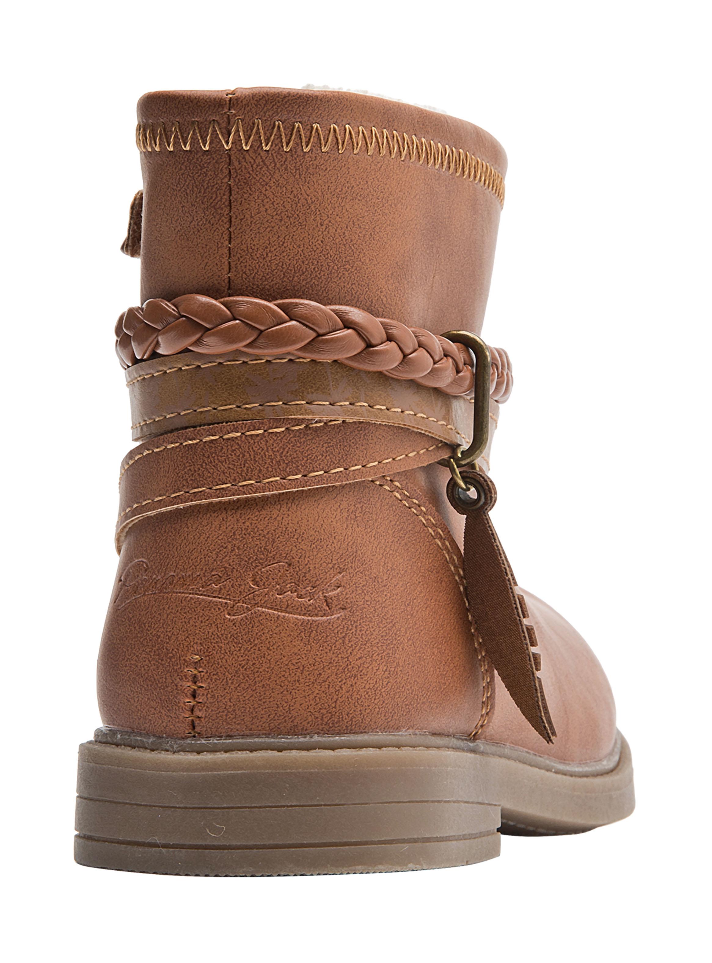 Bota Detalle Trezado Correa Ki032 Niña-4