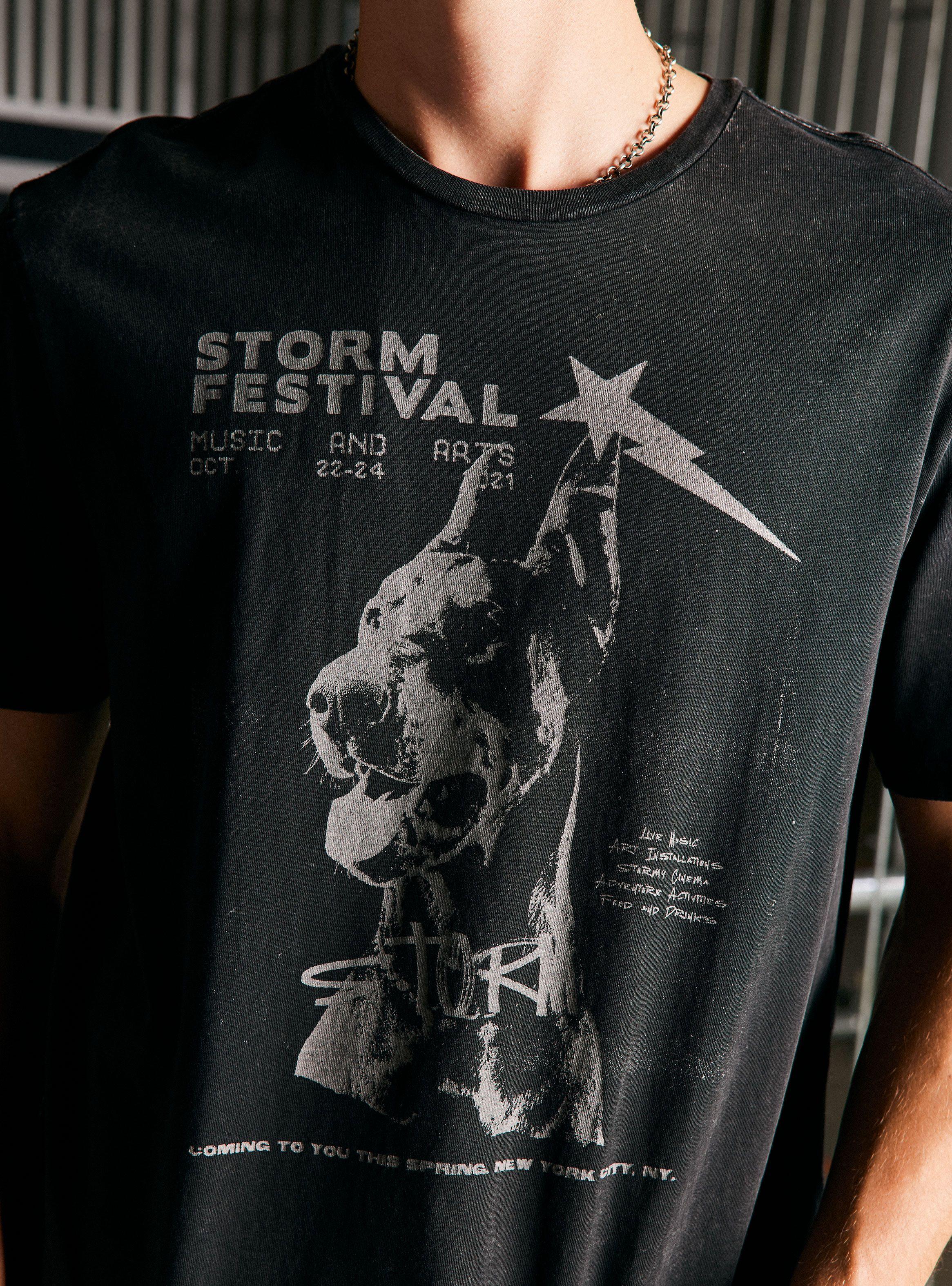 Polera Print Frontal Storn Festival-3