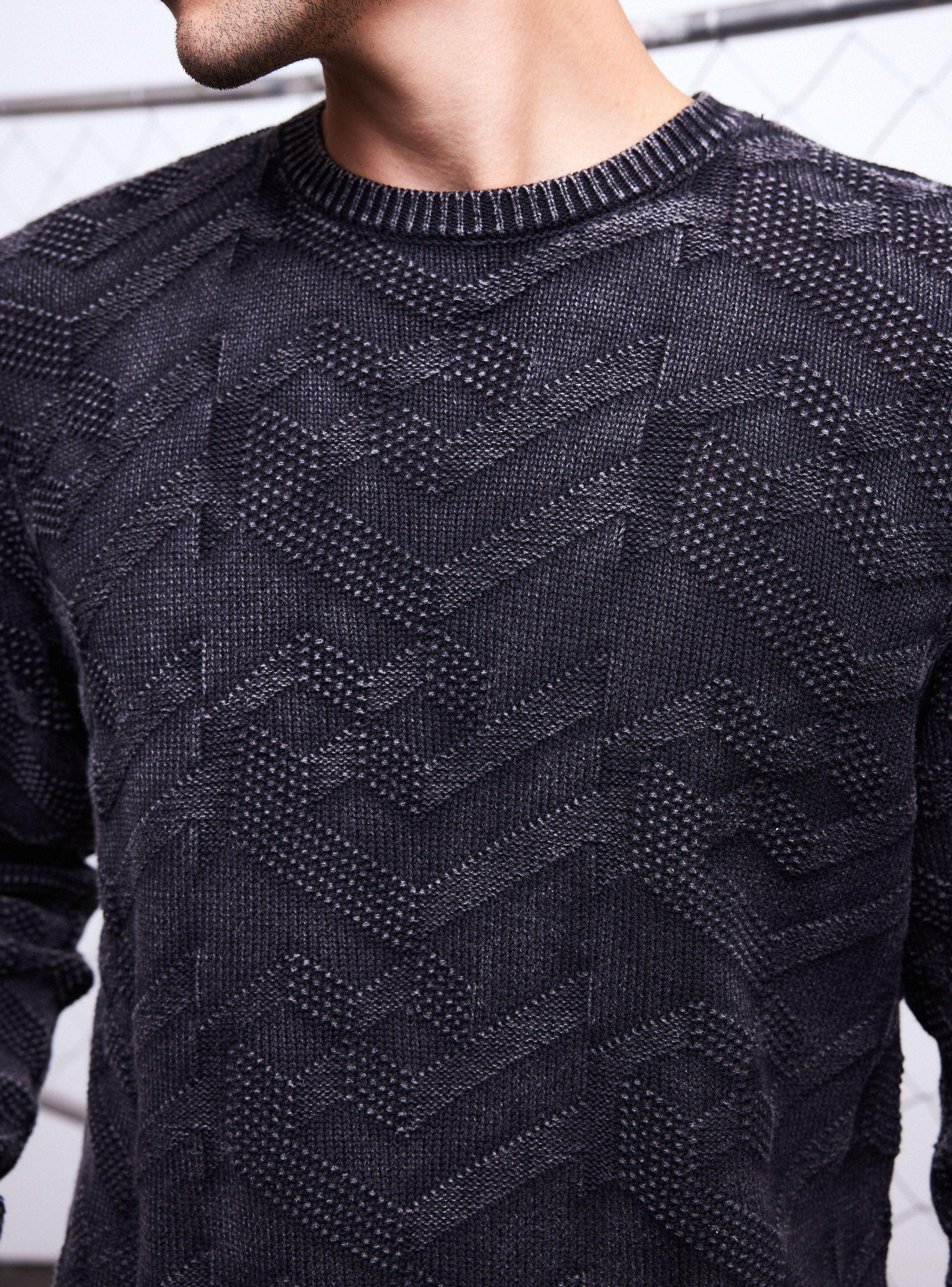Sweater Texturado Lavado-3
