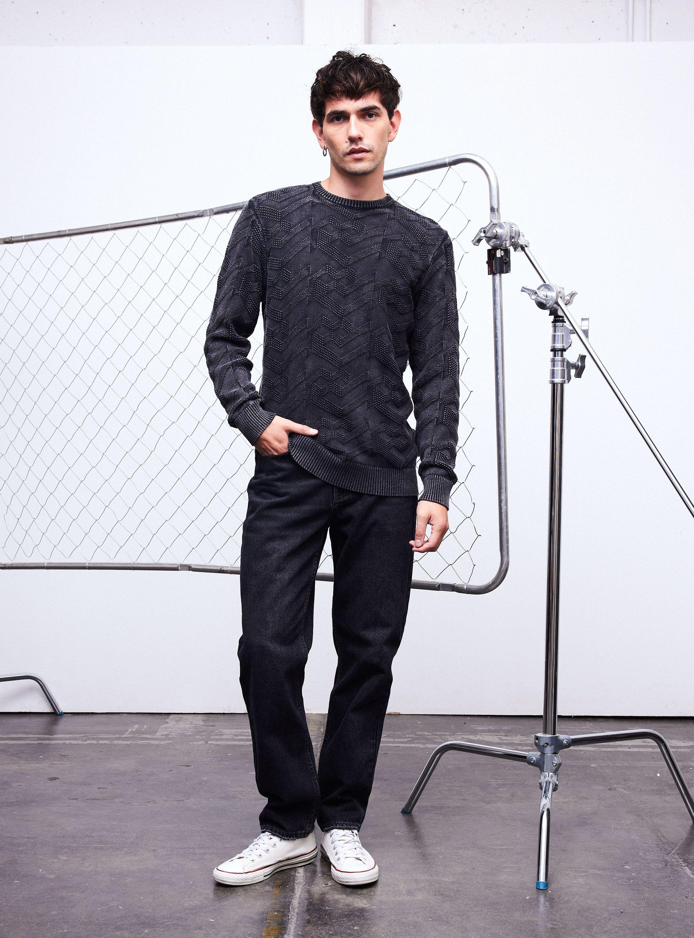 Sweater Texturado Lavado-4