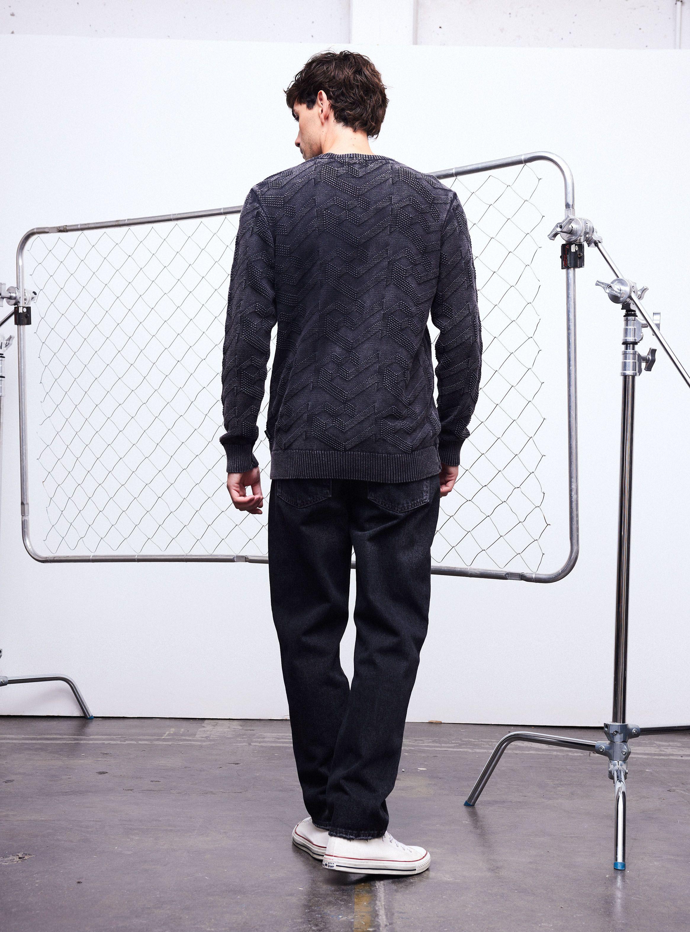 Sweater Texturado Lavado-5