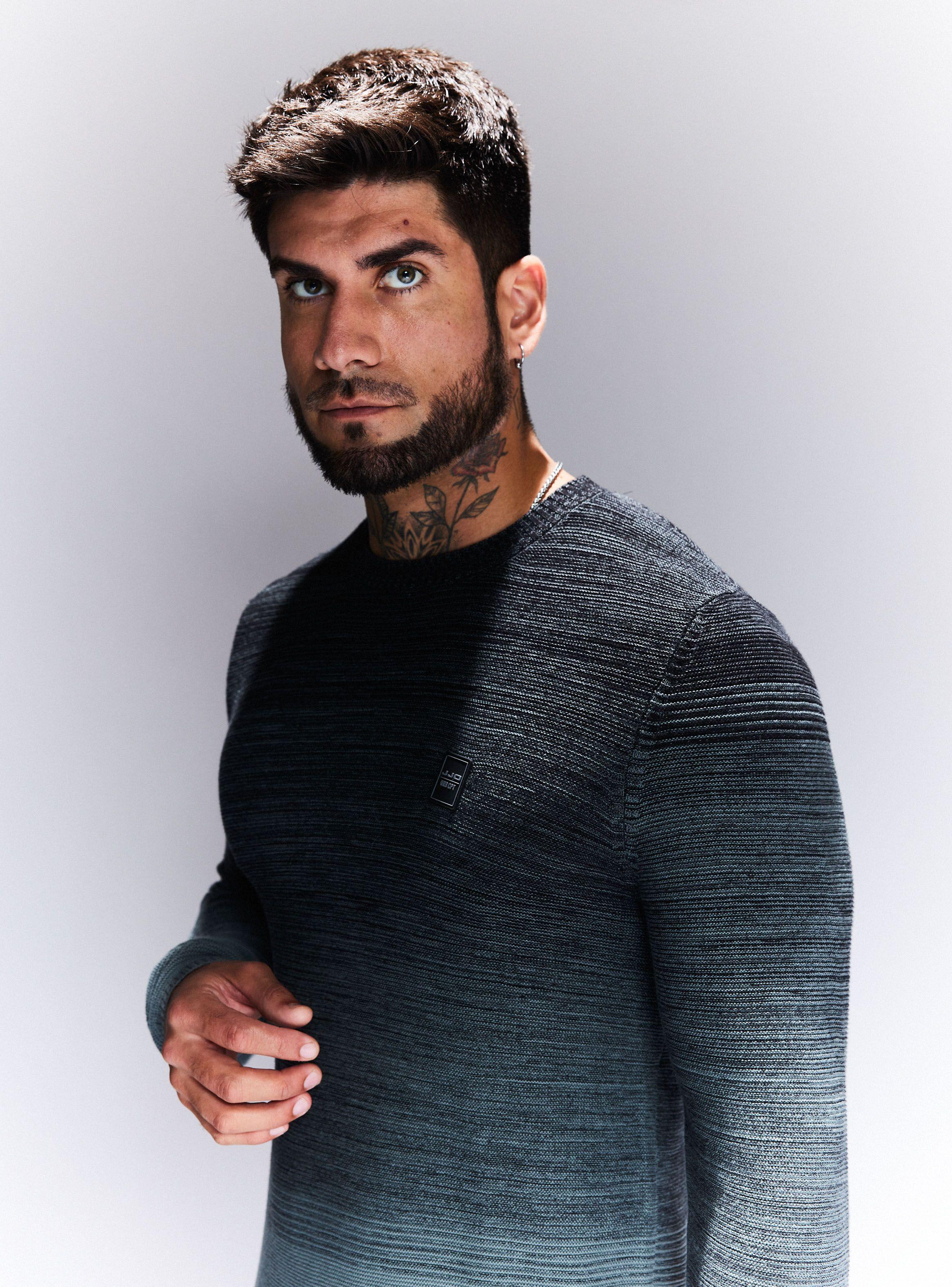Sweater Tejido Gradiente Bicolor-2