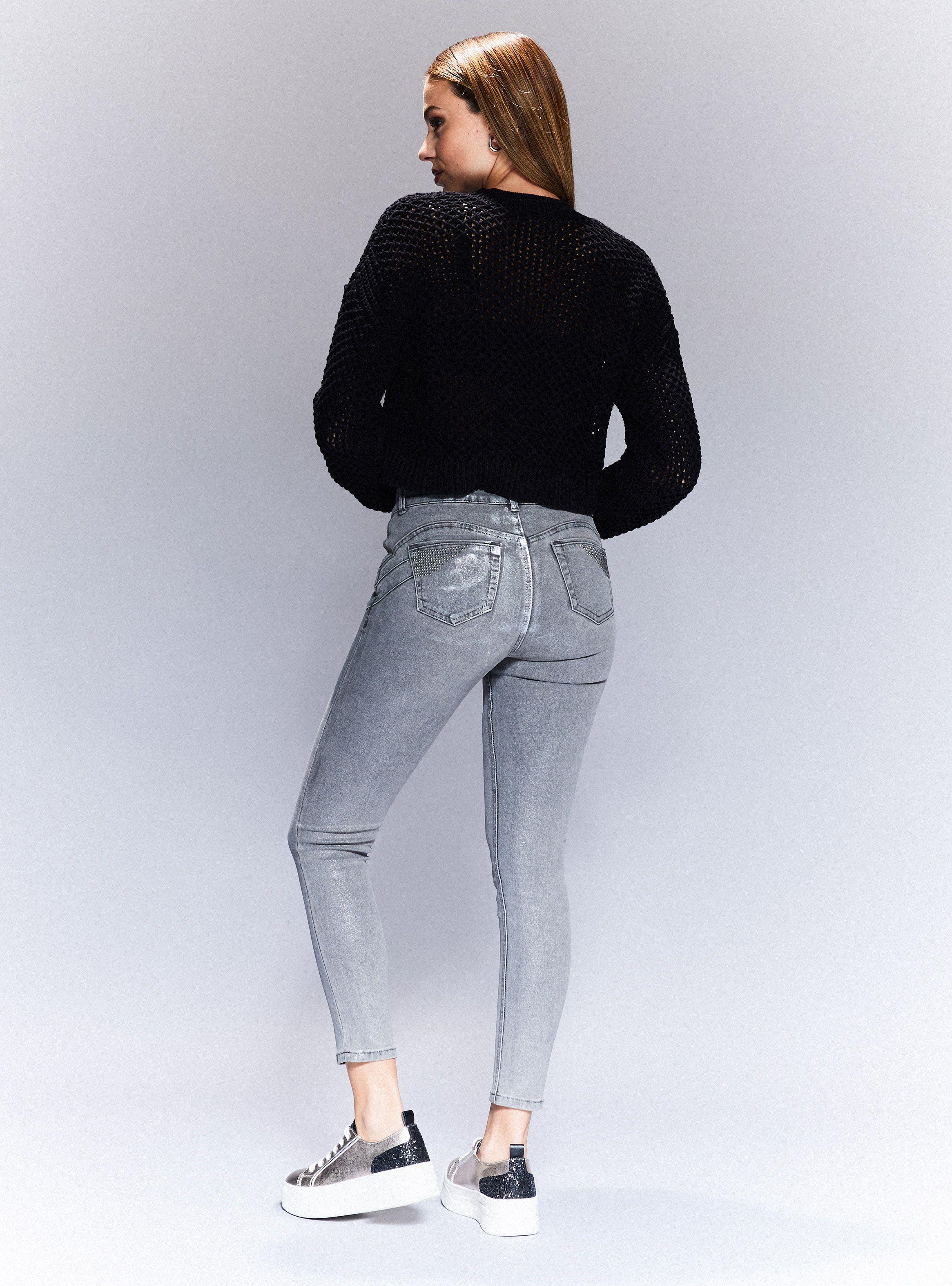 Sweater Tejido Calado Hilado Grueso-5