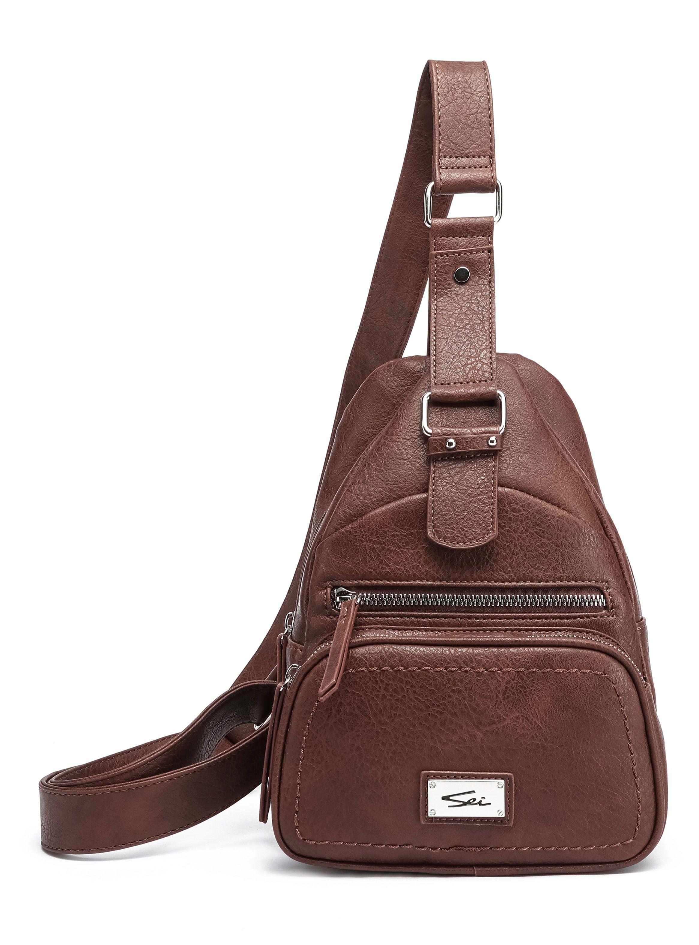 Mochila Body Bag Iris Café-0