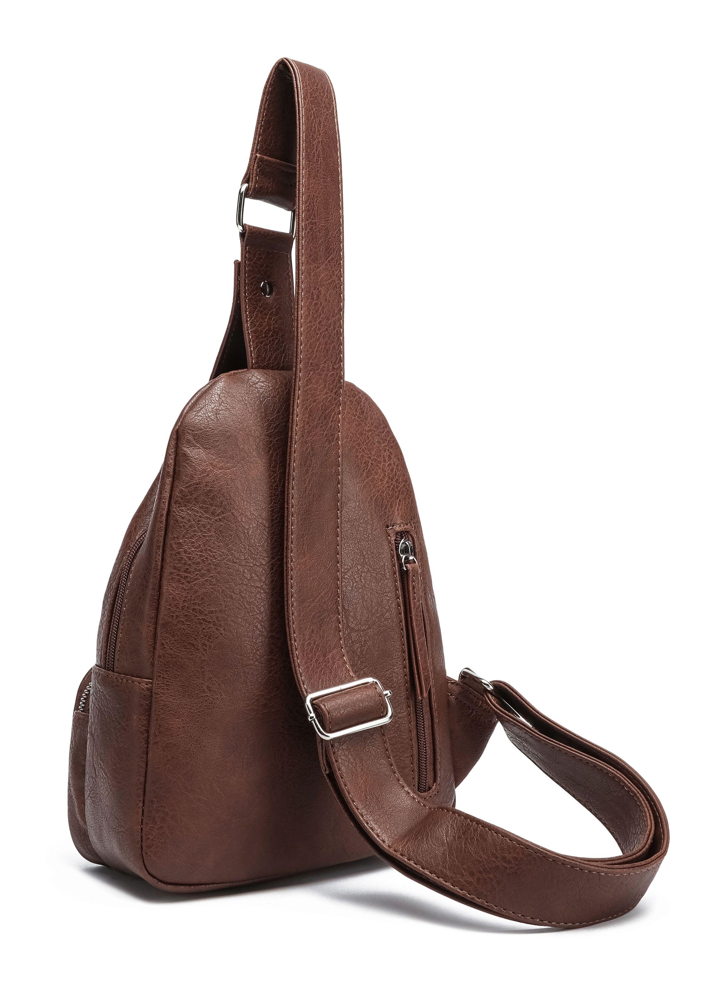 Mochila Body Bag Iris Café-2