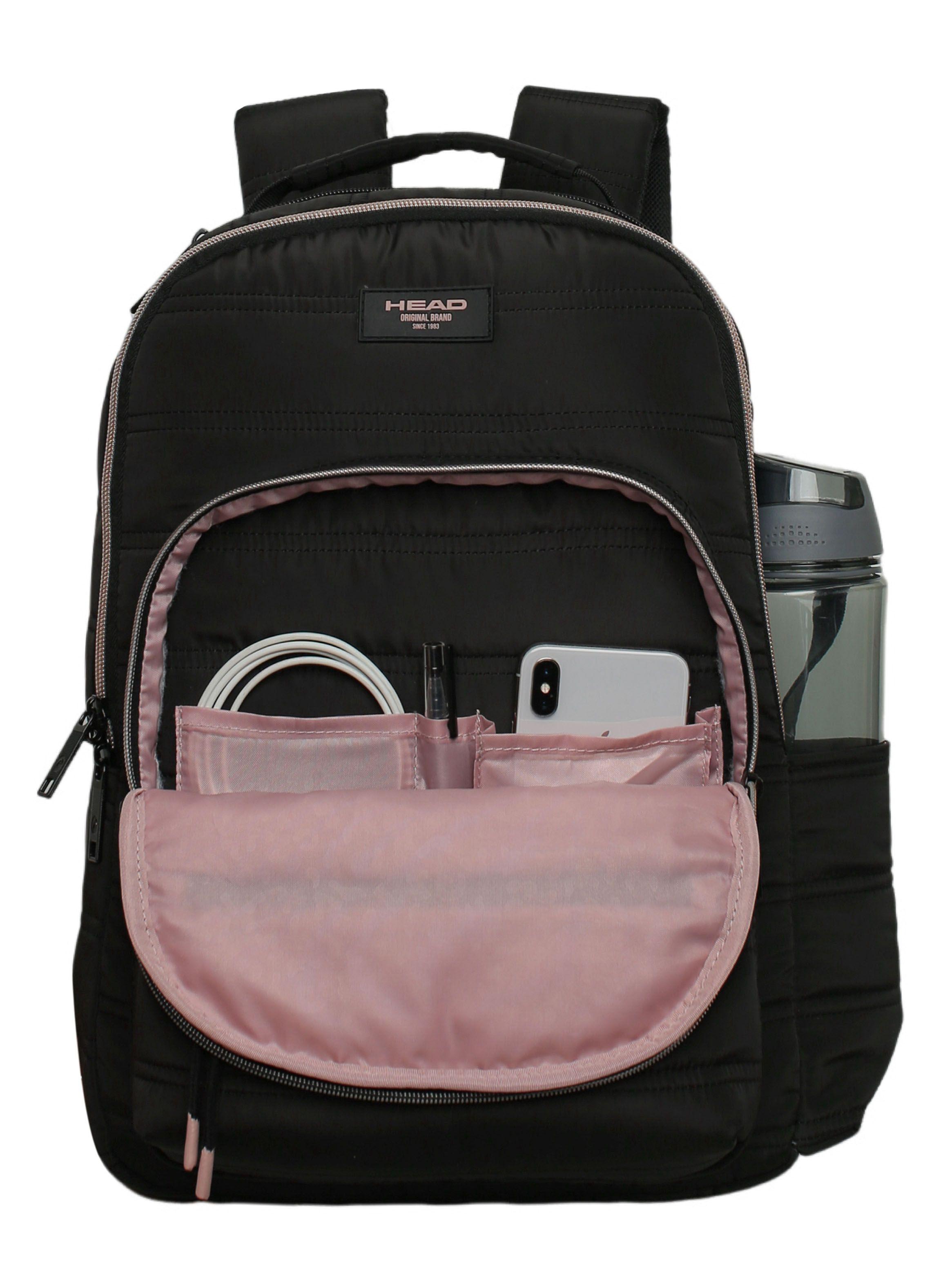 Mochila Mujer Impreza 27L Negro Rose Gold-4