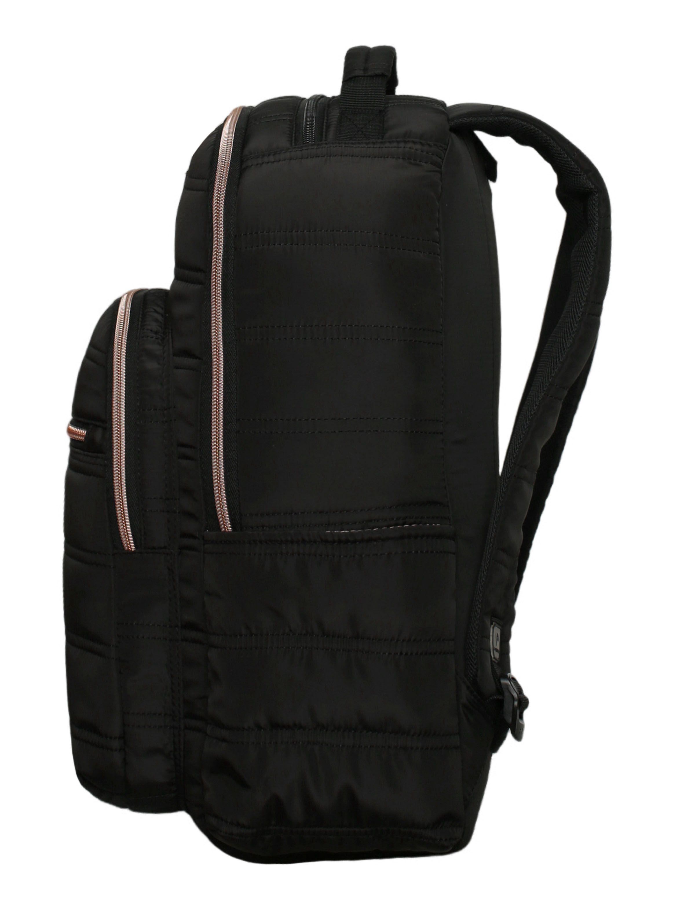 Mochila Mujer Impreza 27L Negro Rose Gold-2