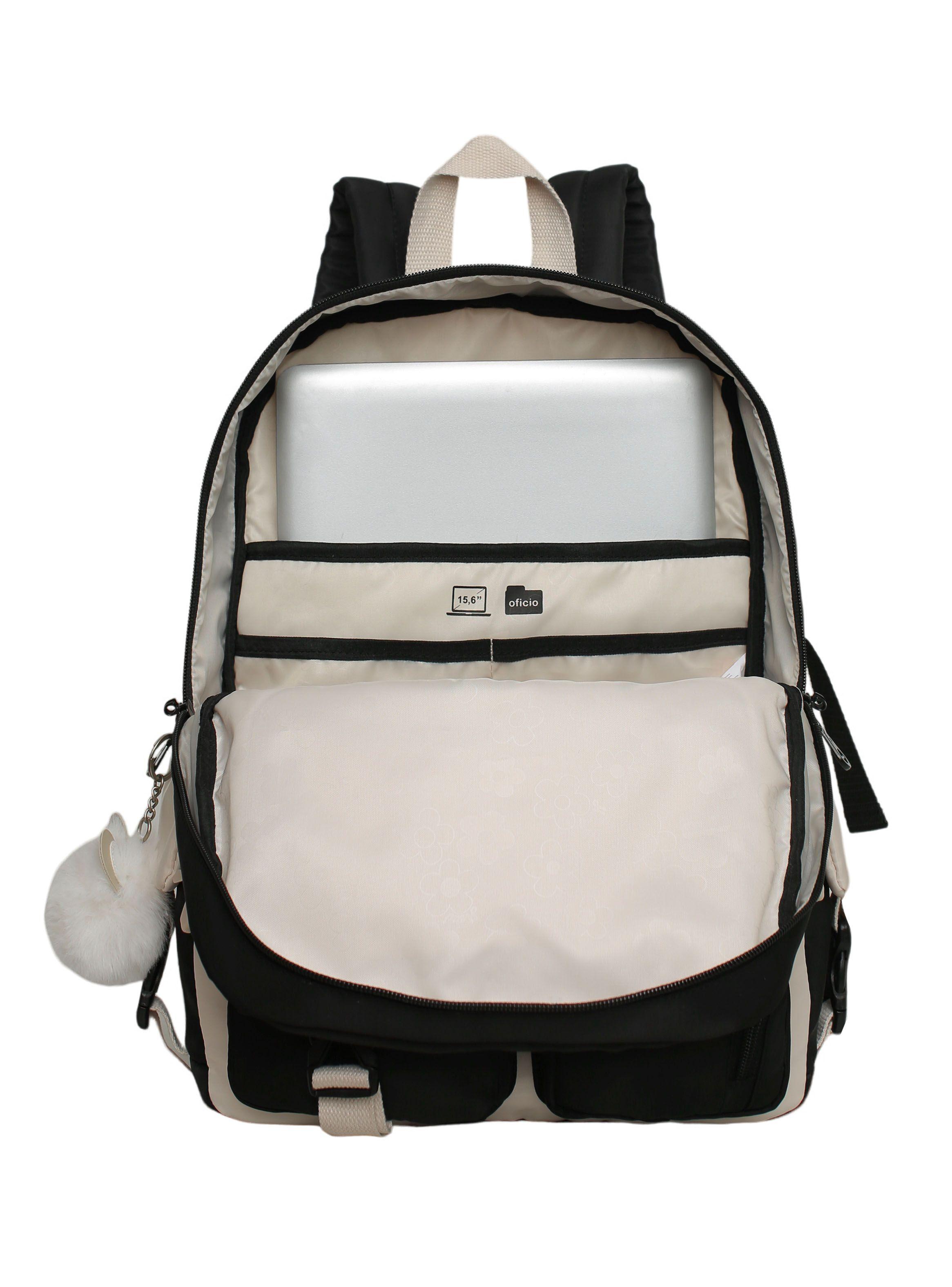 Mochila Mujer Modelo Fusion 28L Negro-5