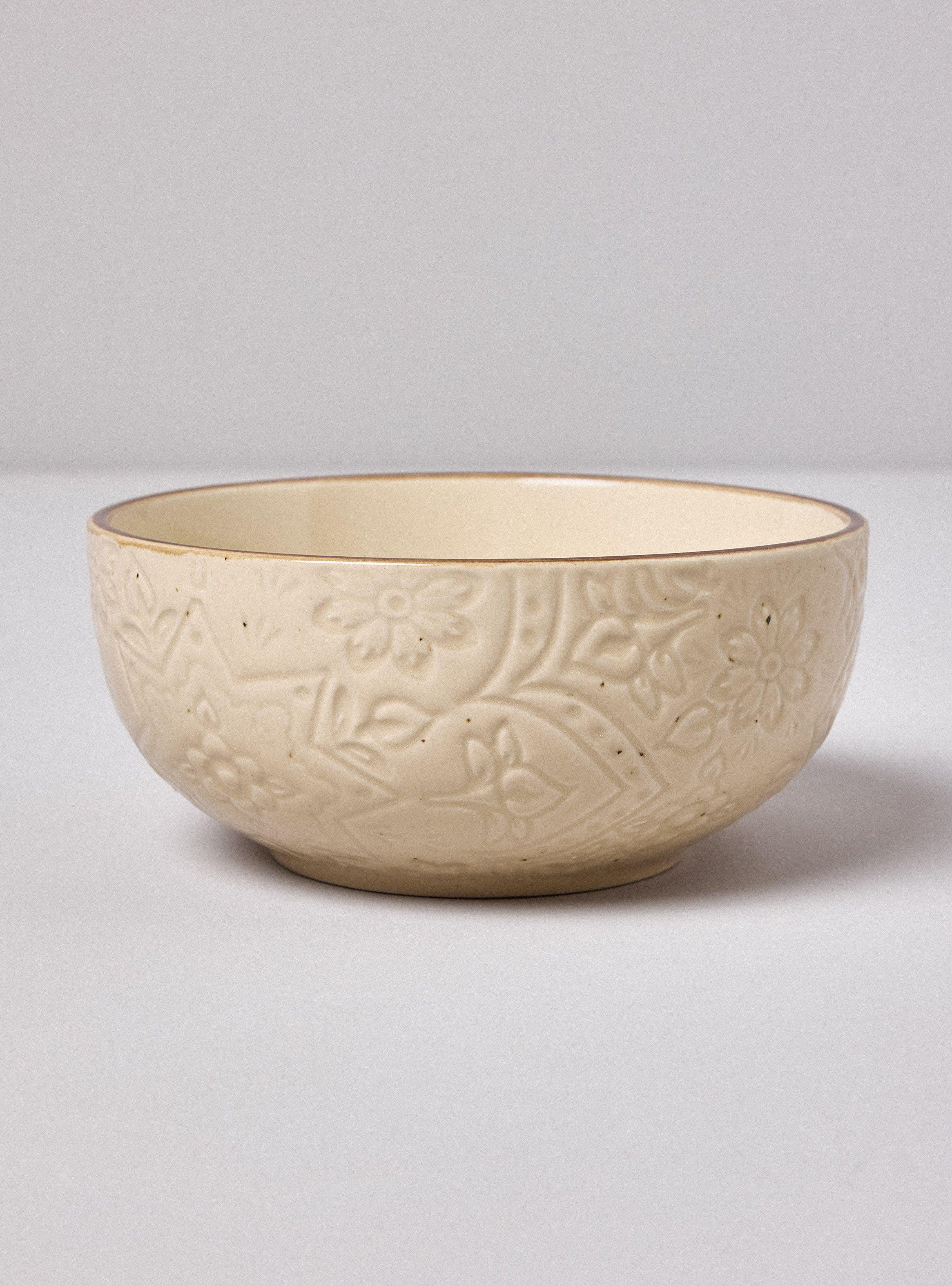 Set 4 Bowls Embossed Pastel-2