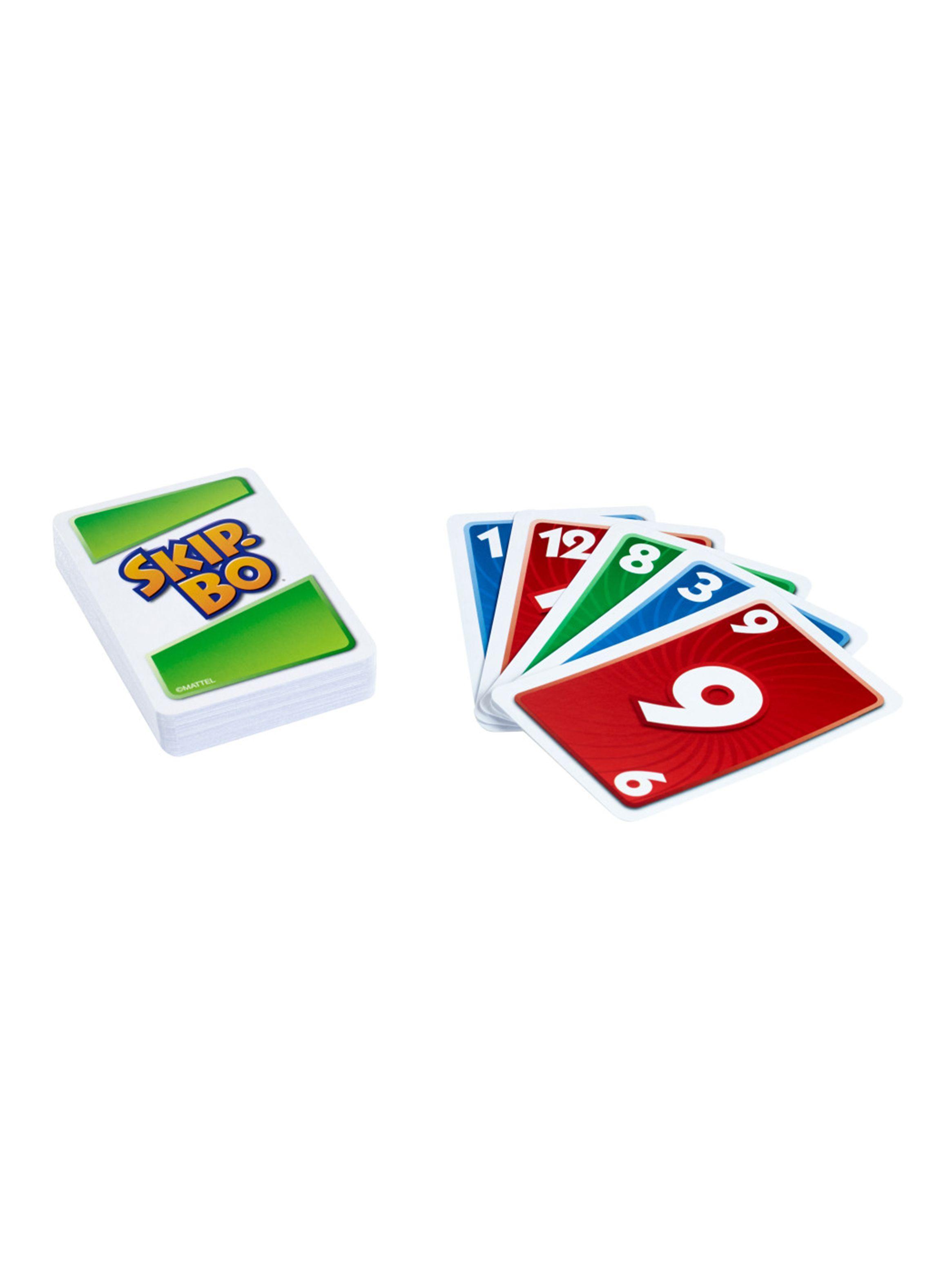 Juego de Cartas Skip-Bo Diversión Instantánea 162 Tarjetas-2