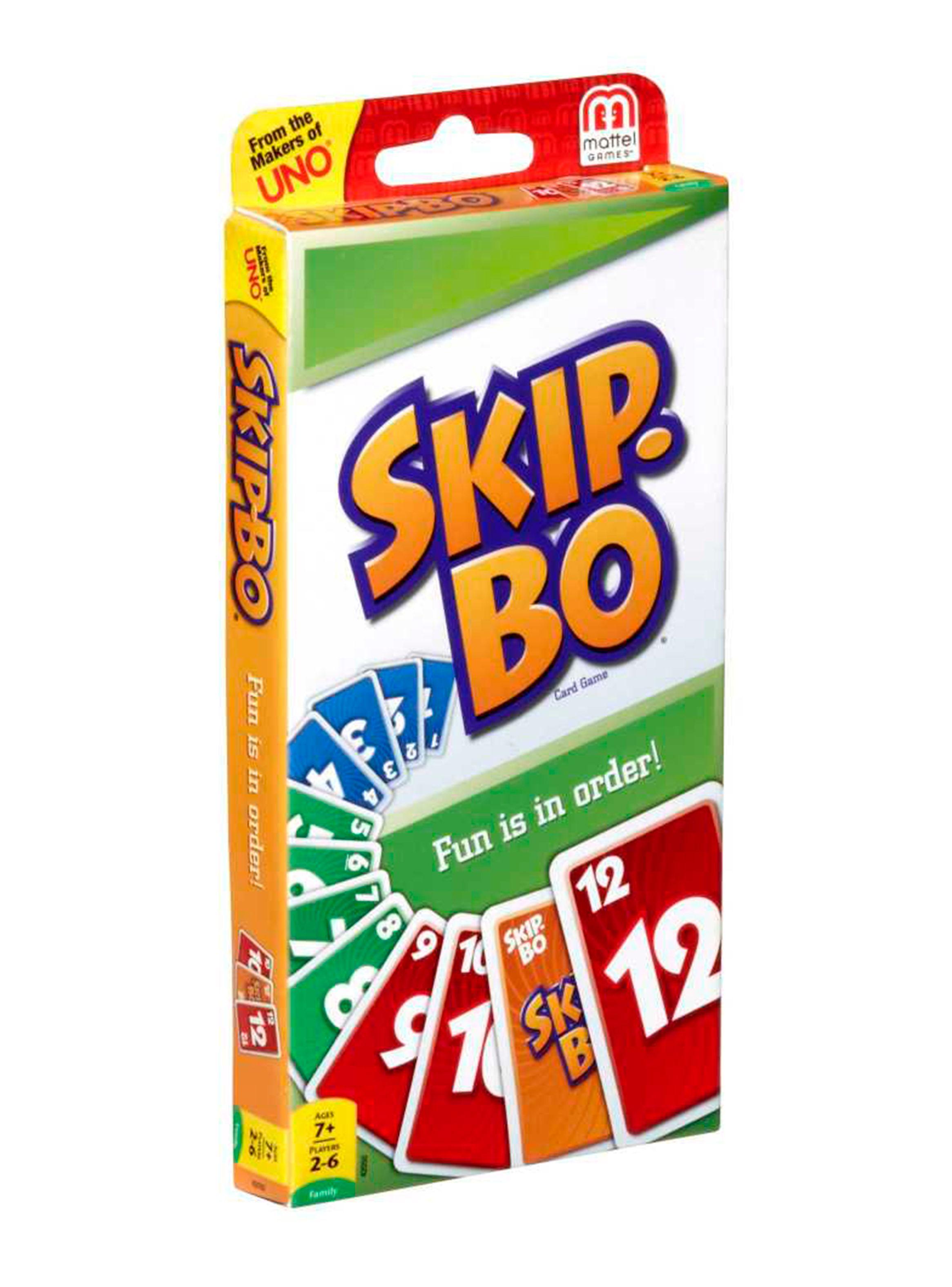 Juego de Cartas Skip-Bo Diversión Instantánea 162 Tarjetas-4
