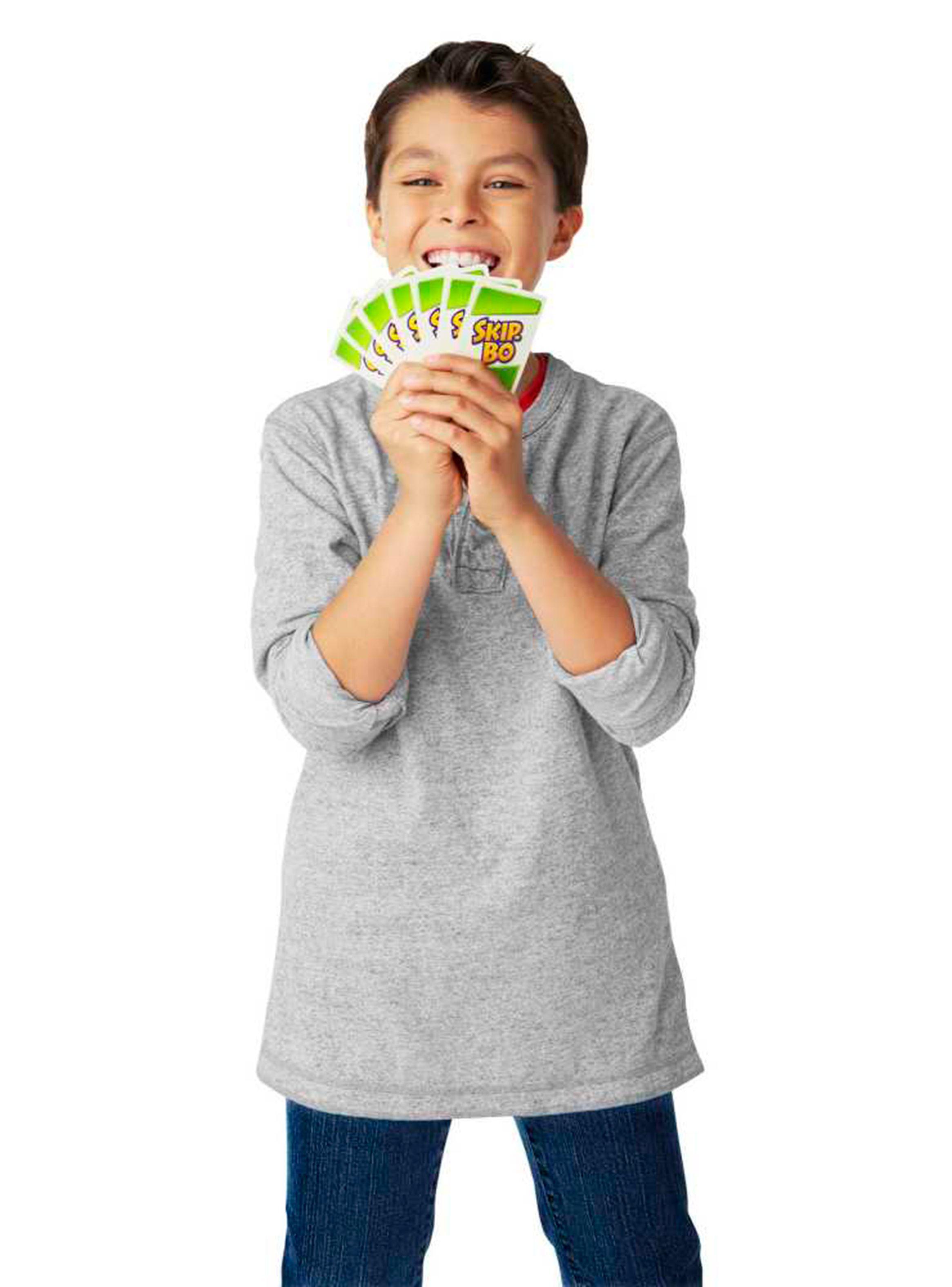 Juego de Cartas Skip-Bo Diversión Instantánea 162 Tarjetas-1
