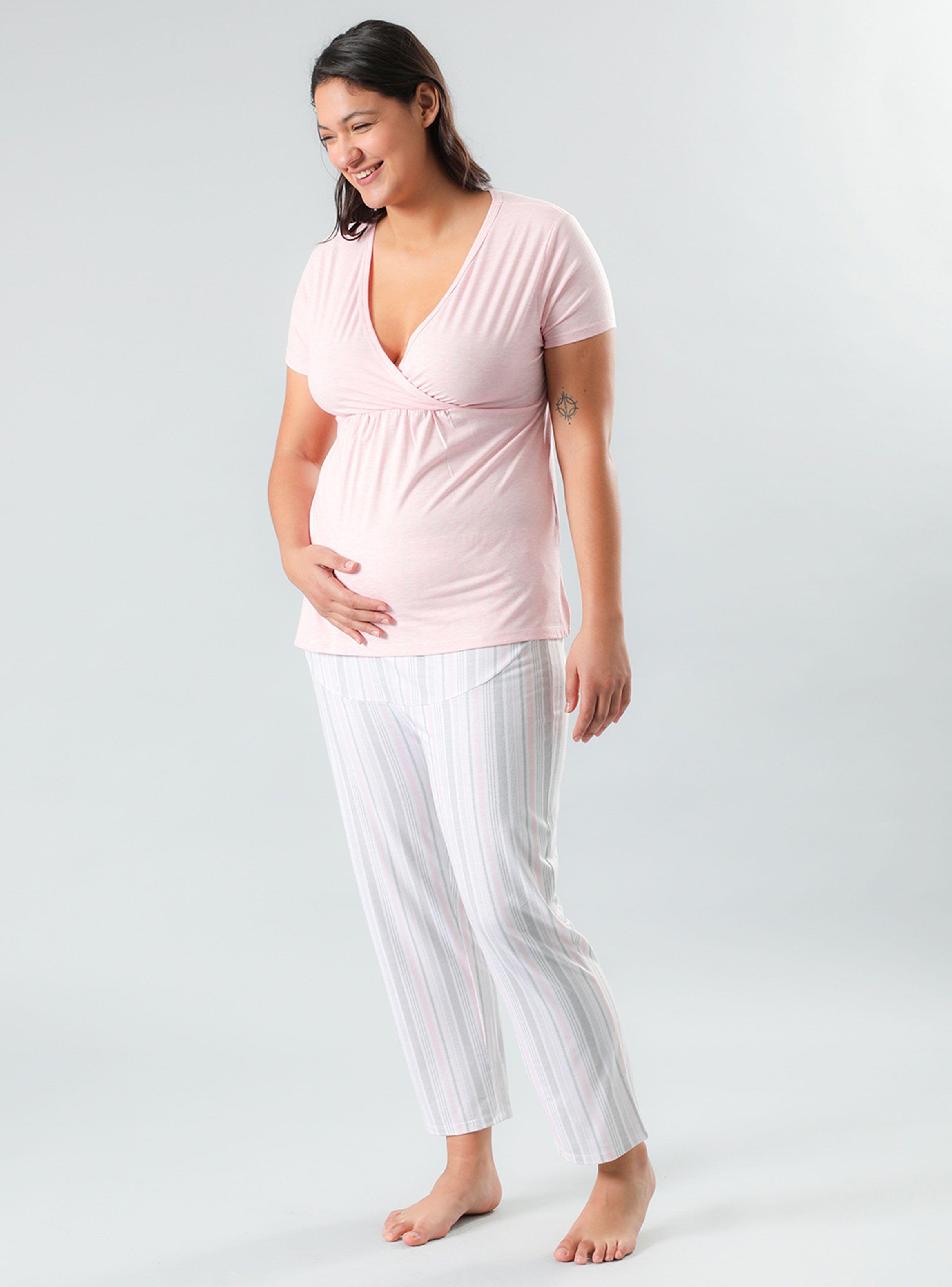 Pijama Maternal Top + Pantalón-0