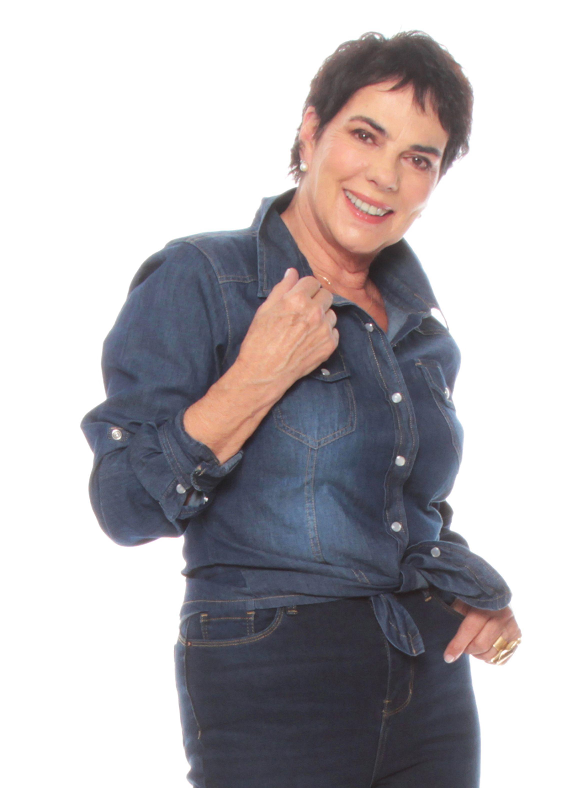 Blusa Ajustable Denim con Bolsillos y Tapeta-2