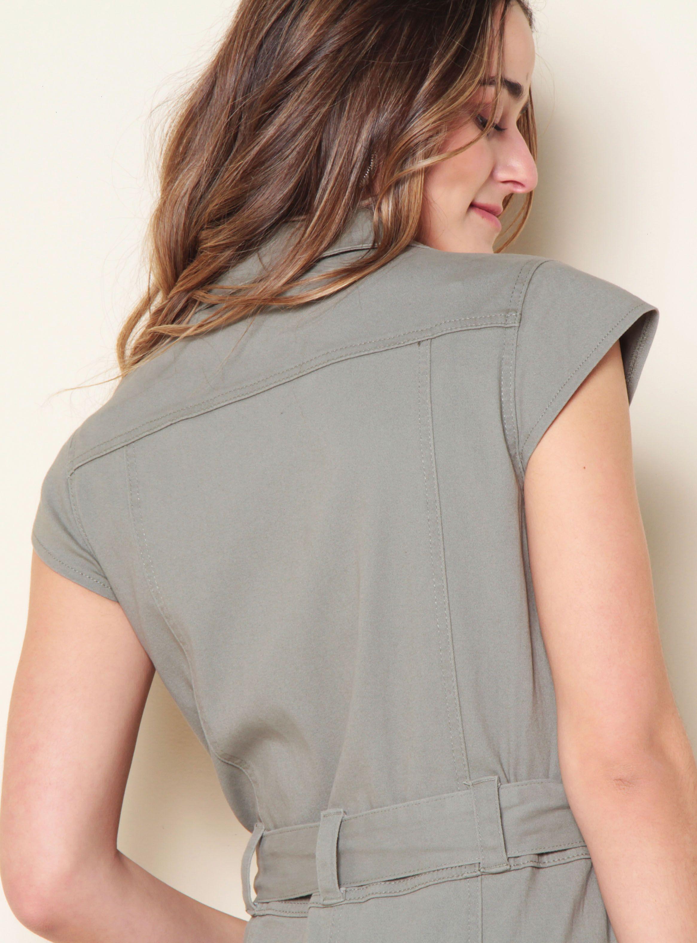 Enterito Manga Corta Twill-4