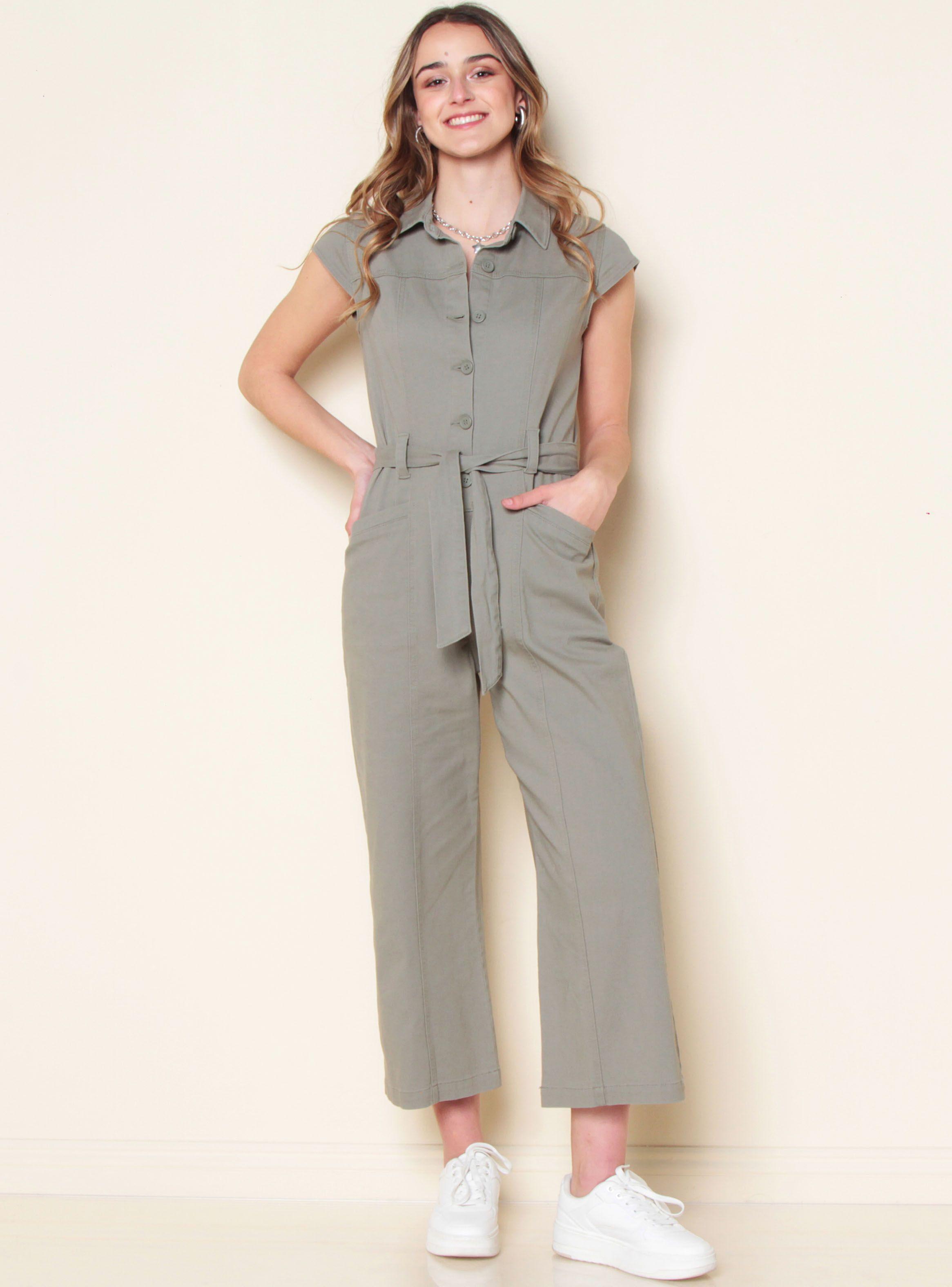 Enterito Manga Corta Twill-0