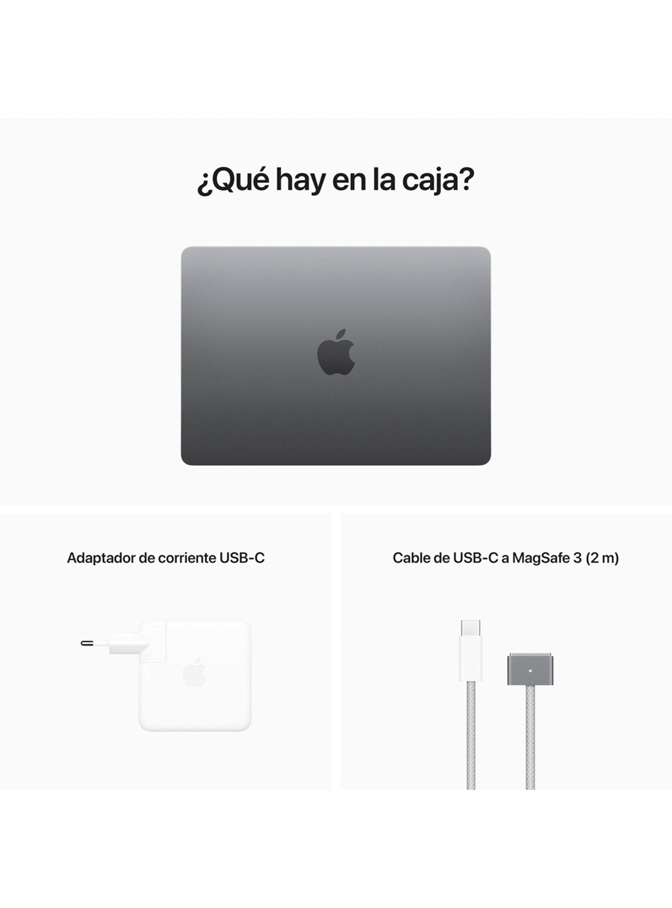 MacBook Air 13.6” M2 8n CPU 8n GPU 8GB RAM 256GB SSD Gris Espacial-2