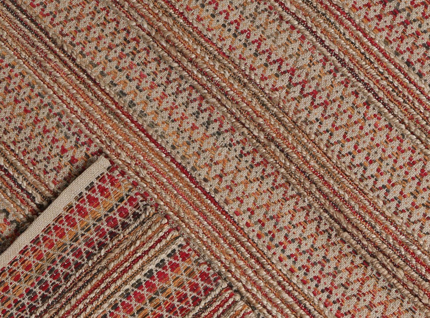 Alfombra Yute Viscosa Red 160 x 230 cm Attimo-1