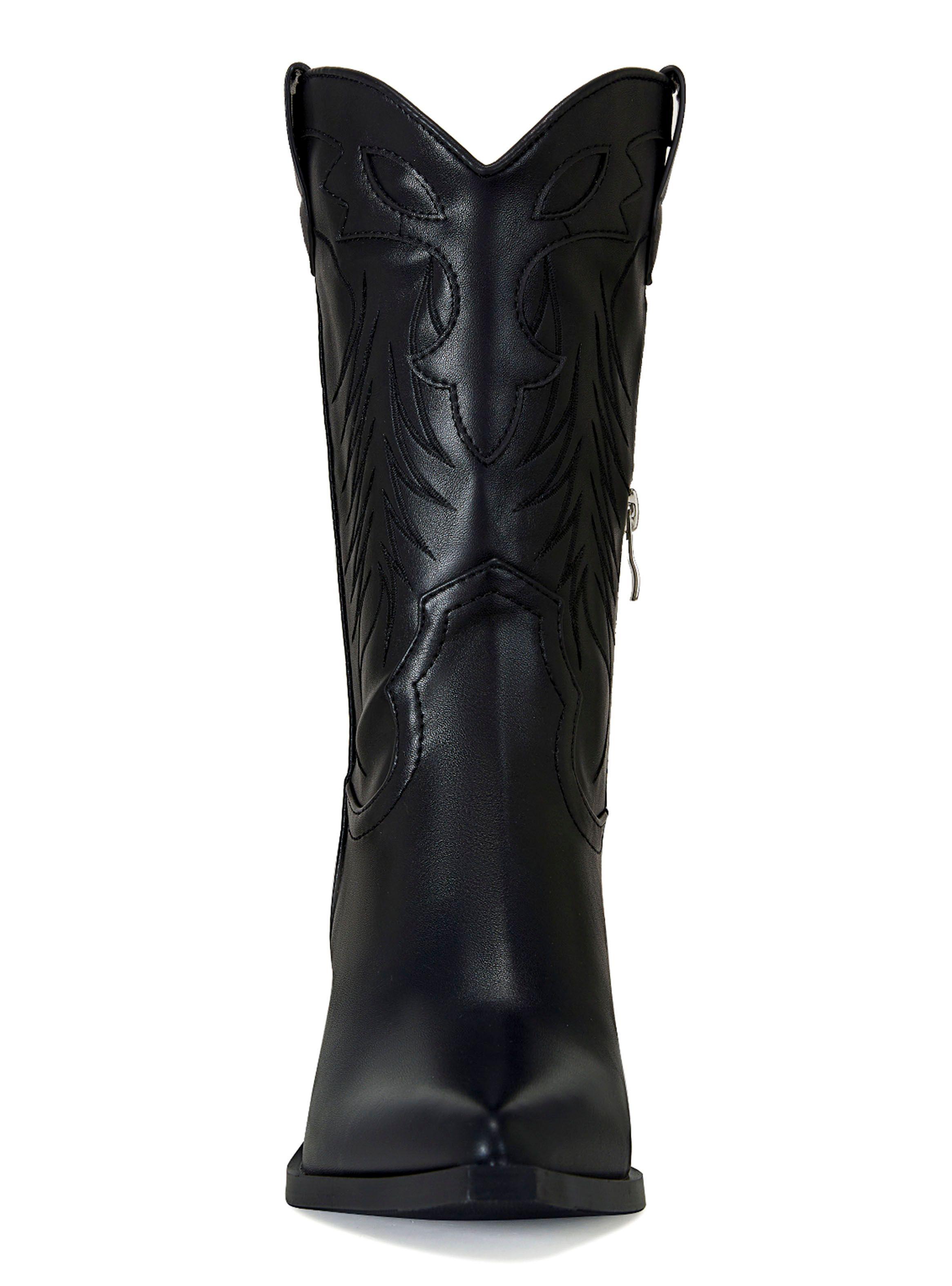 Bota Texana Bordana Mujer-2