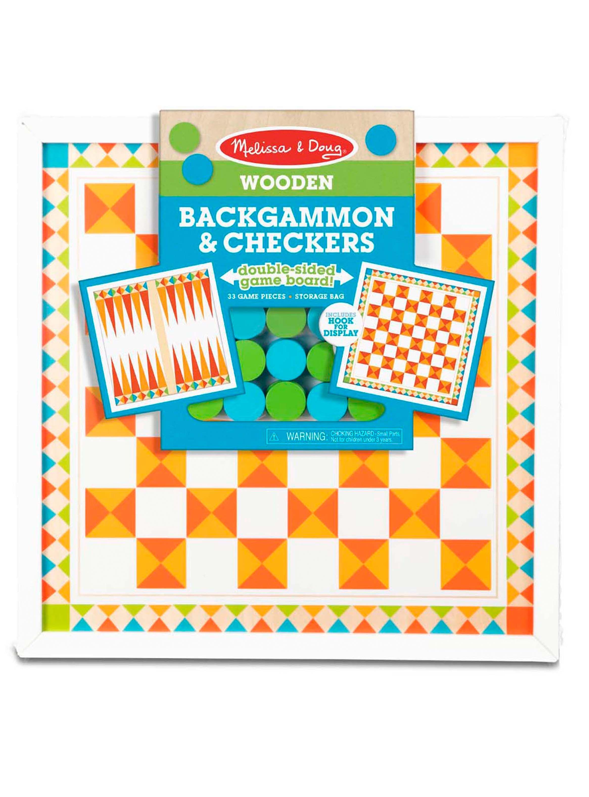 Melissa & Doug Backgammon & Damas Caramba-0