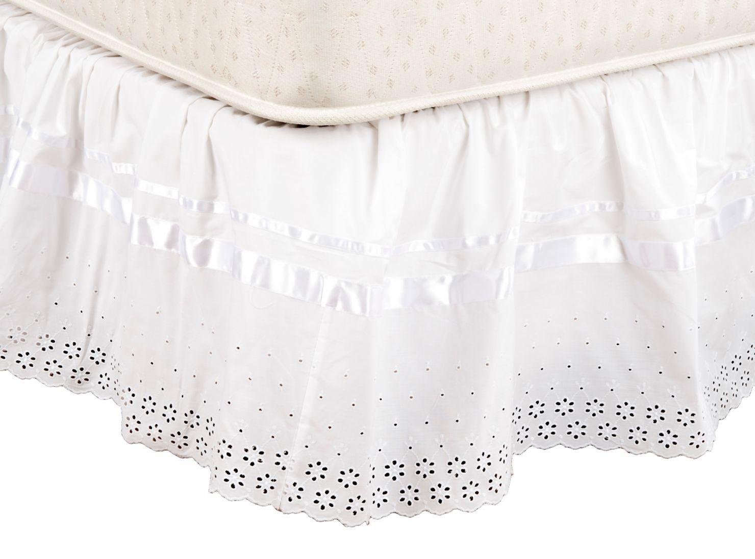 Faldón 2 Plazas Broderie Blanco Nina Herrera-0