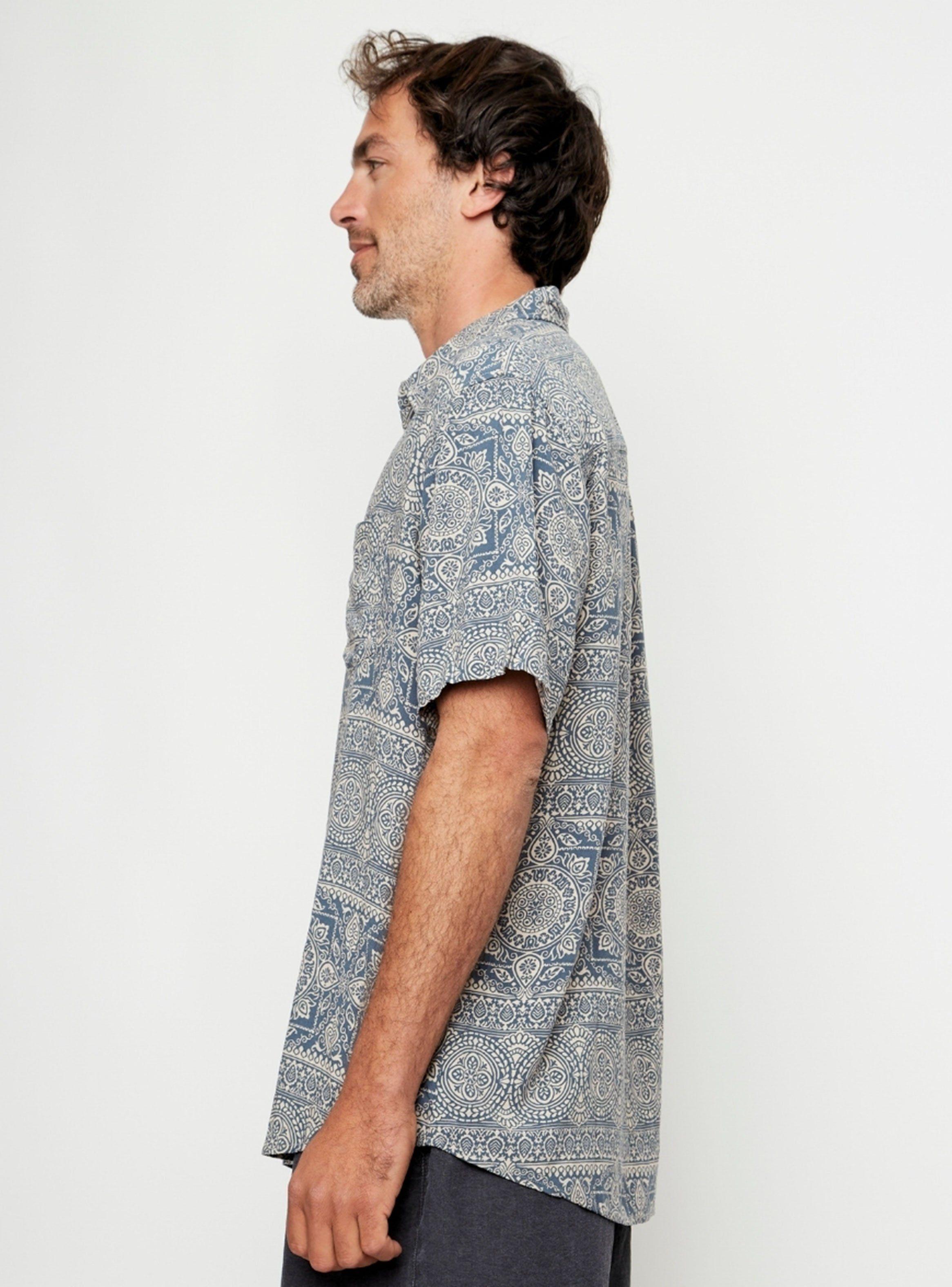 Camisa Mero Regular Fibra Origen Natural Tribal-2