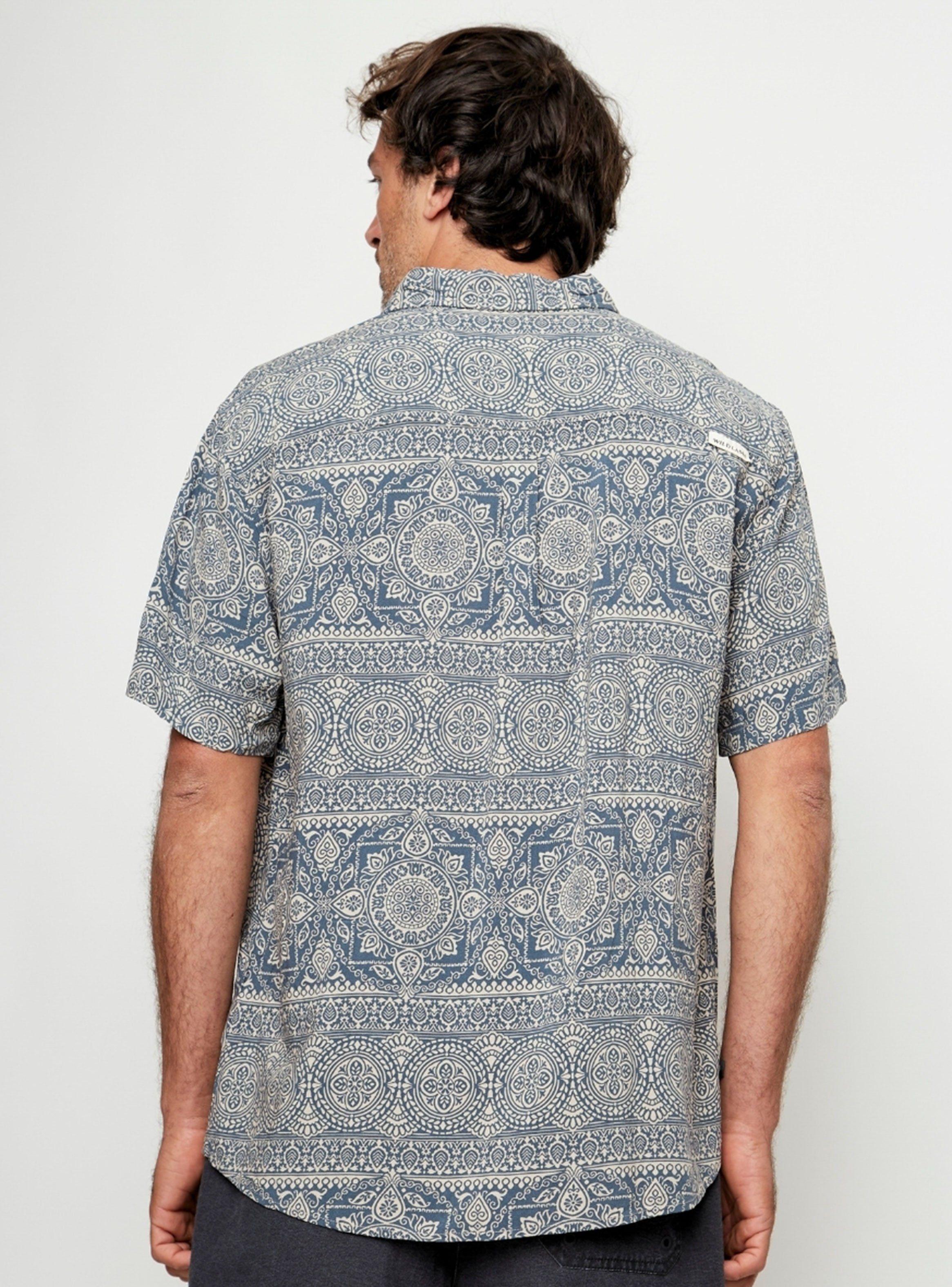 Camisa Mero Regular Fibra Origen Natural Tribal-1
