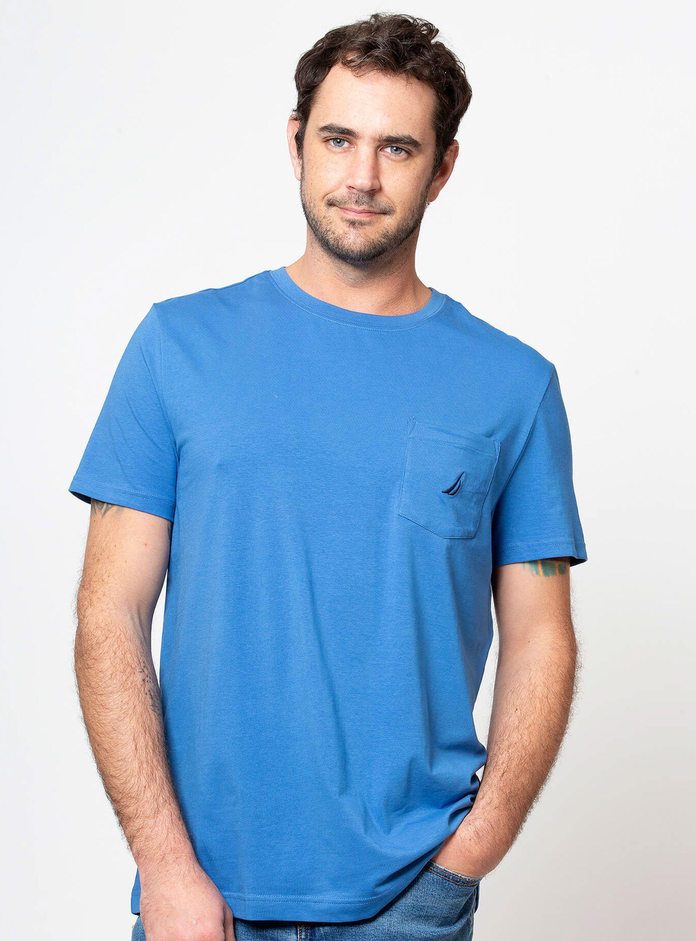 Polera Manga Corta Hombre Crewneck-0