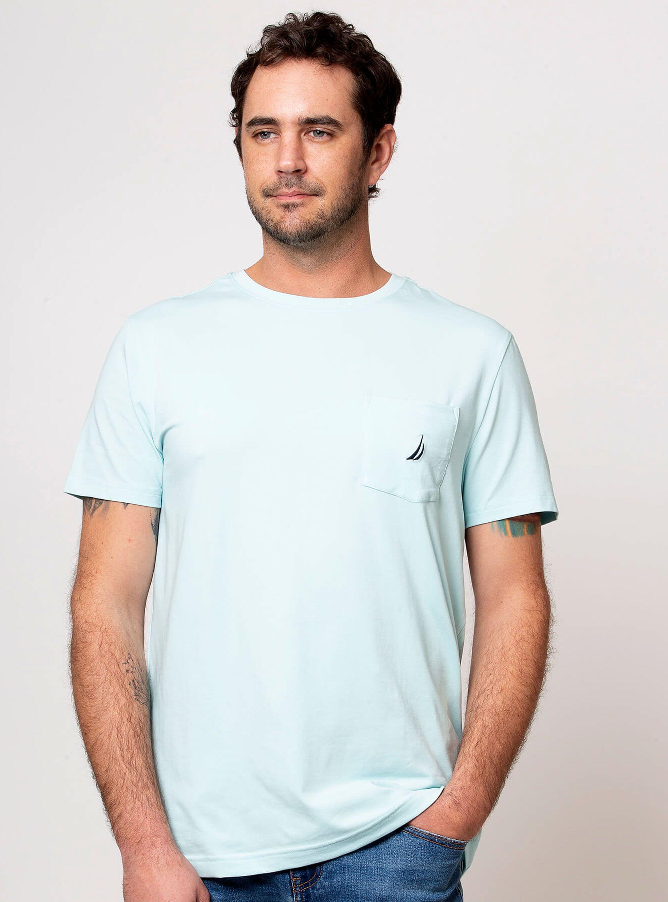 Polera Manga Corta Hombre Crewneck-0